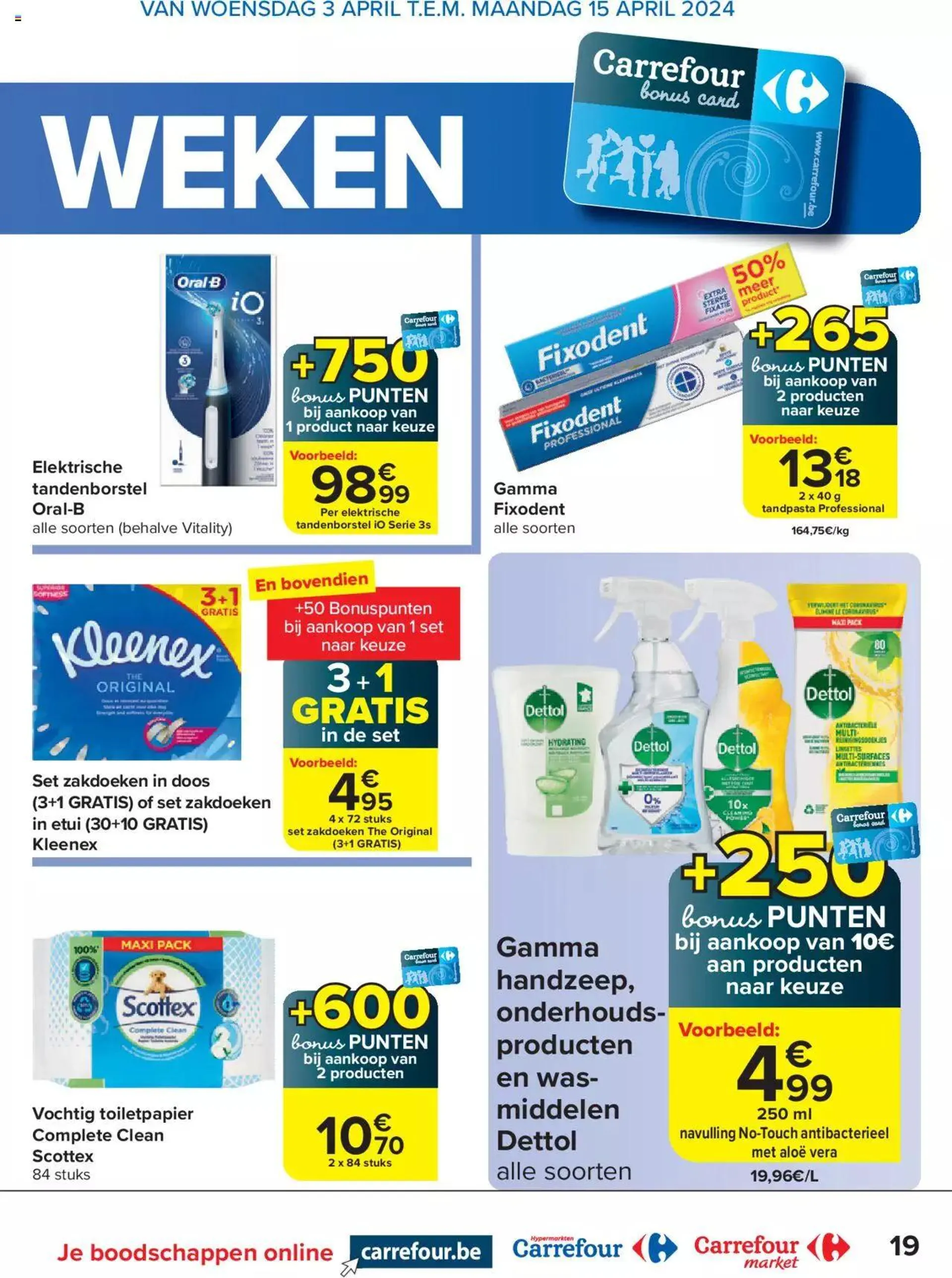 Carrefour Special Bonus Punten van 15 april tot 31 december 2024 - folder pagina 19