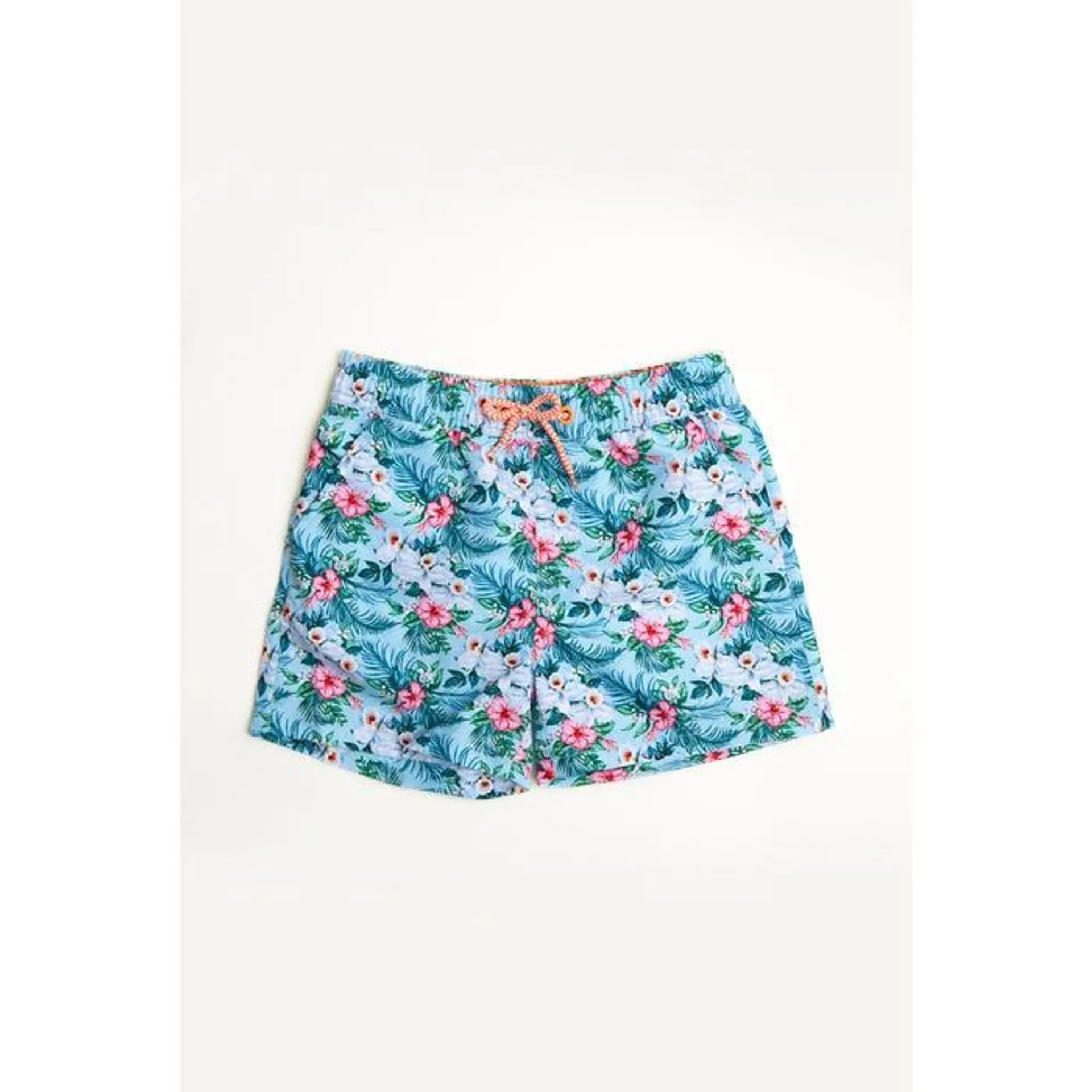 Kids zwemshort bloemen