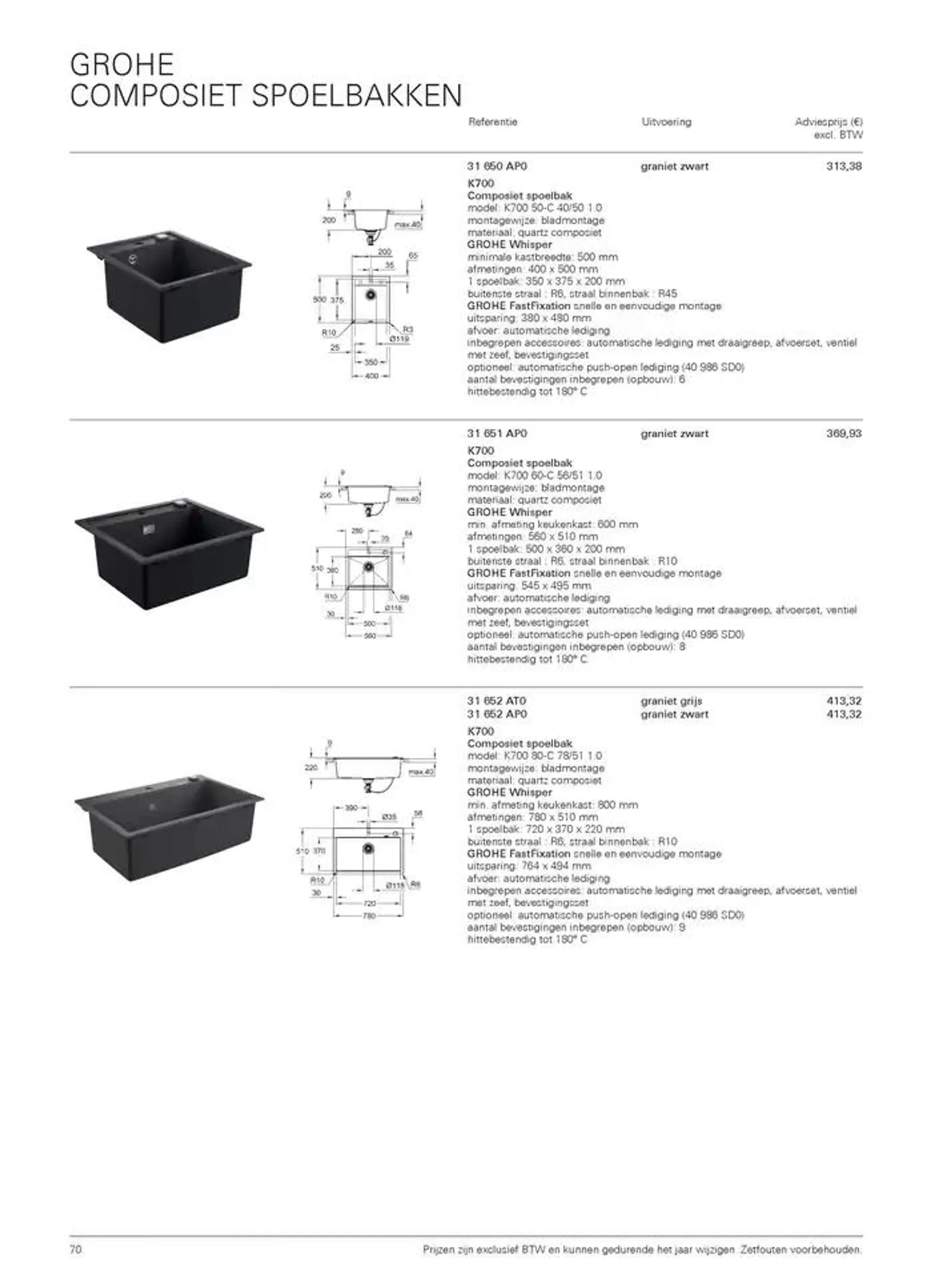 Catalogus Keuken van 16 oktober tot 31 december 2024 - folder pagina 70