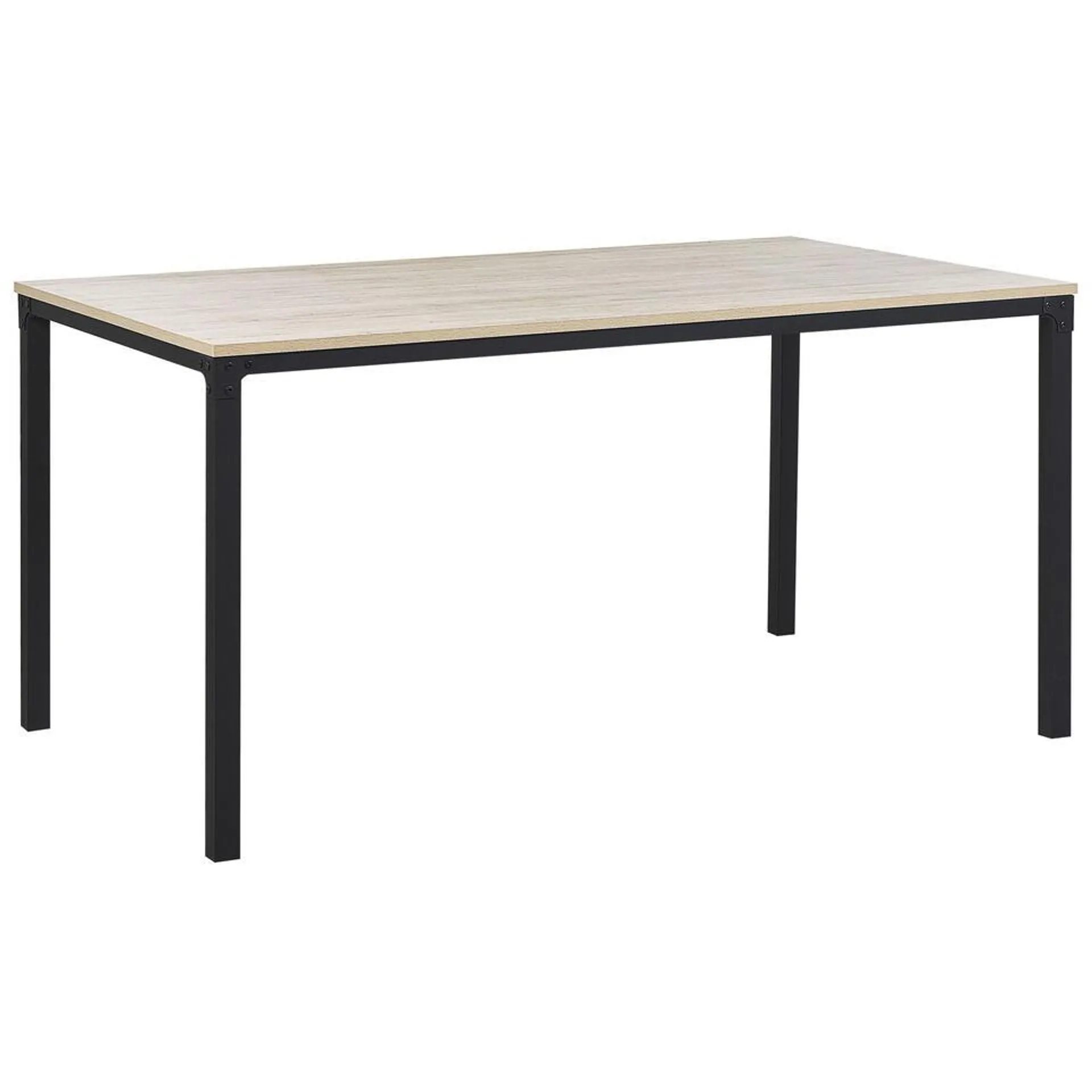 HOCKLEY - Eettafel - Lichte houtkleur - 90 x 150 cm - Vezelplaat