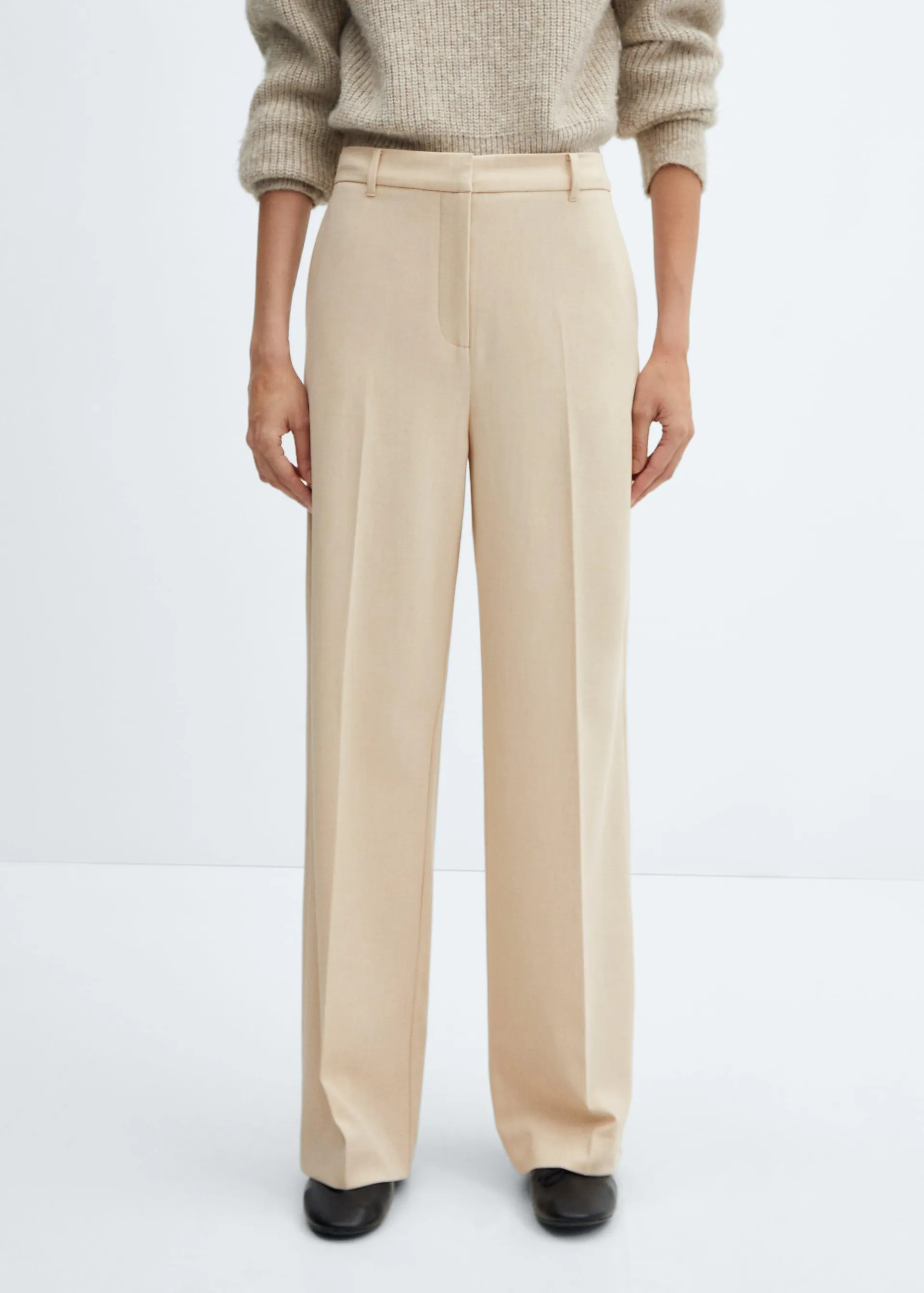 Wideleg low-waist broek