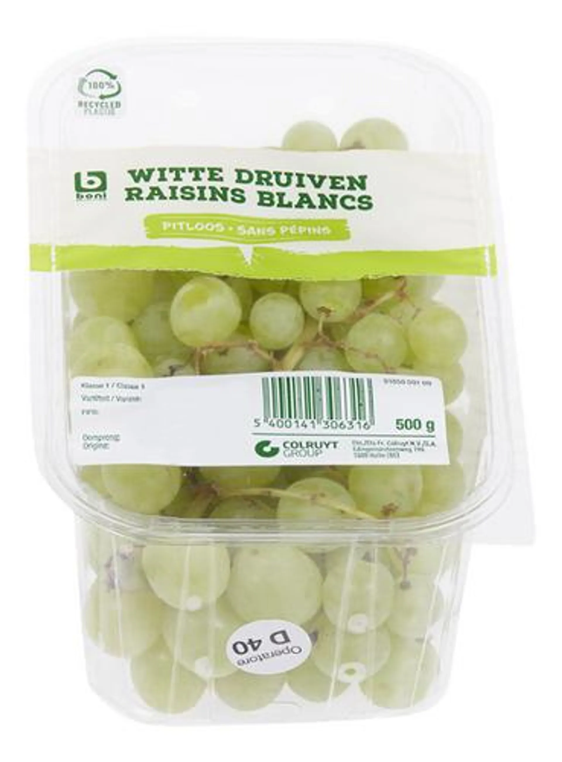 raisins blancs sans pépins