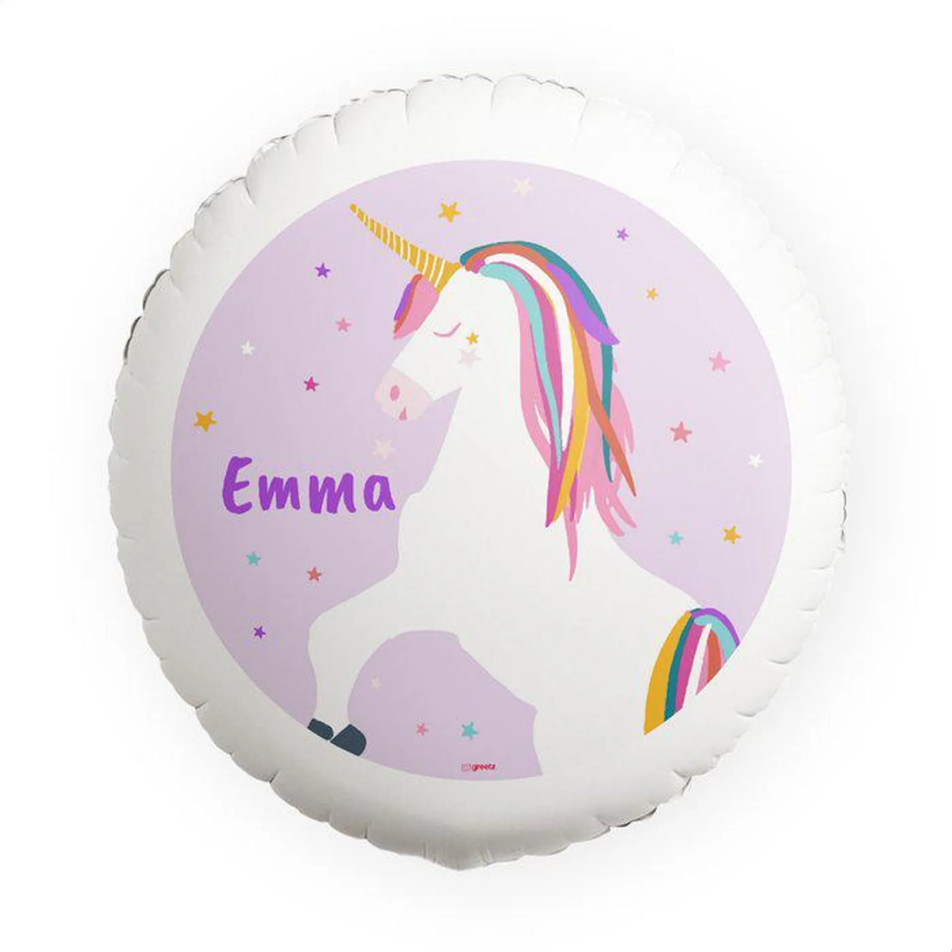 Ballon 'Unicorn met eigen naam'