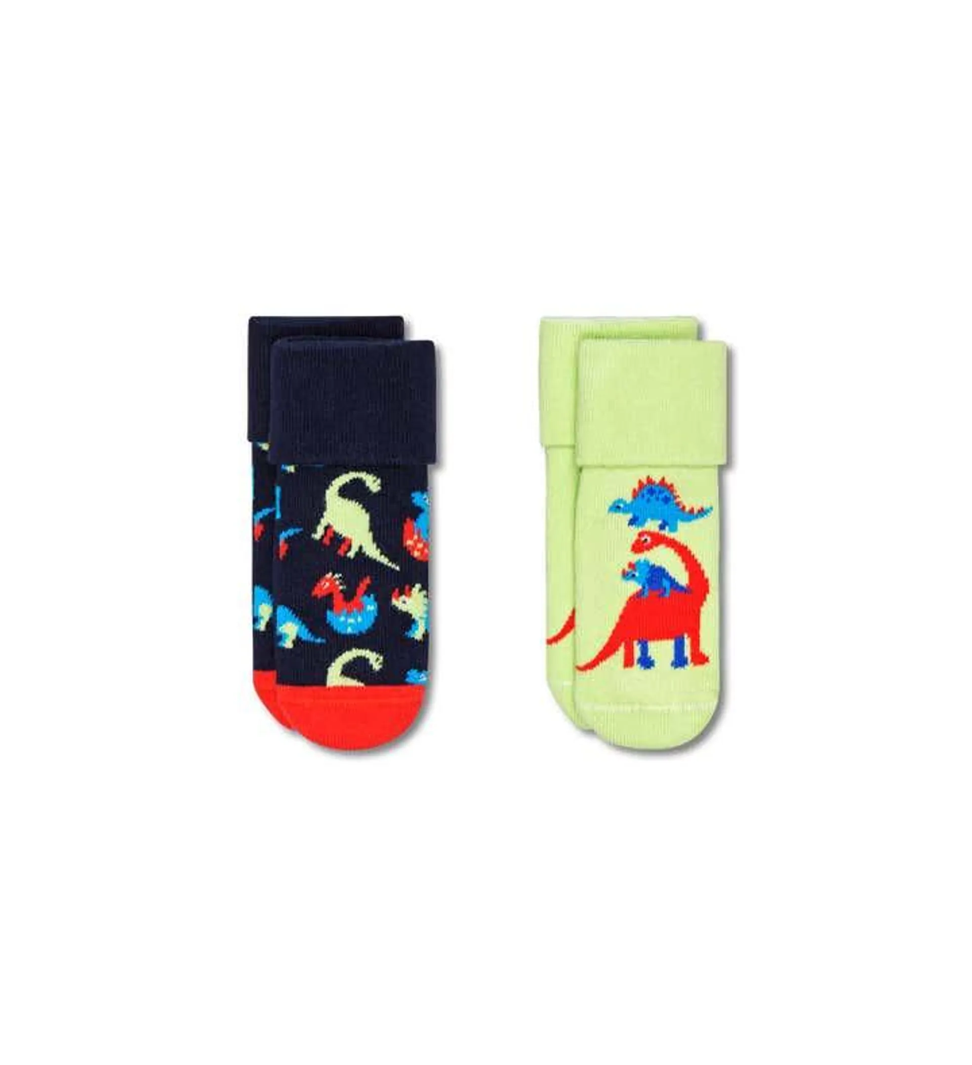 2-Pack Kids Dinos Terry Socks