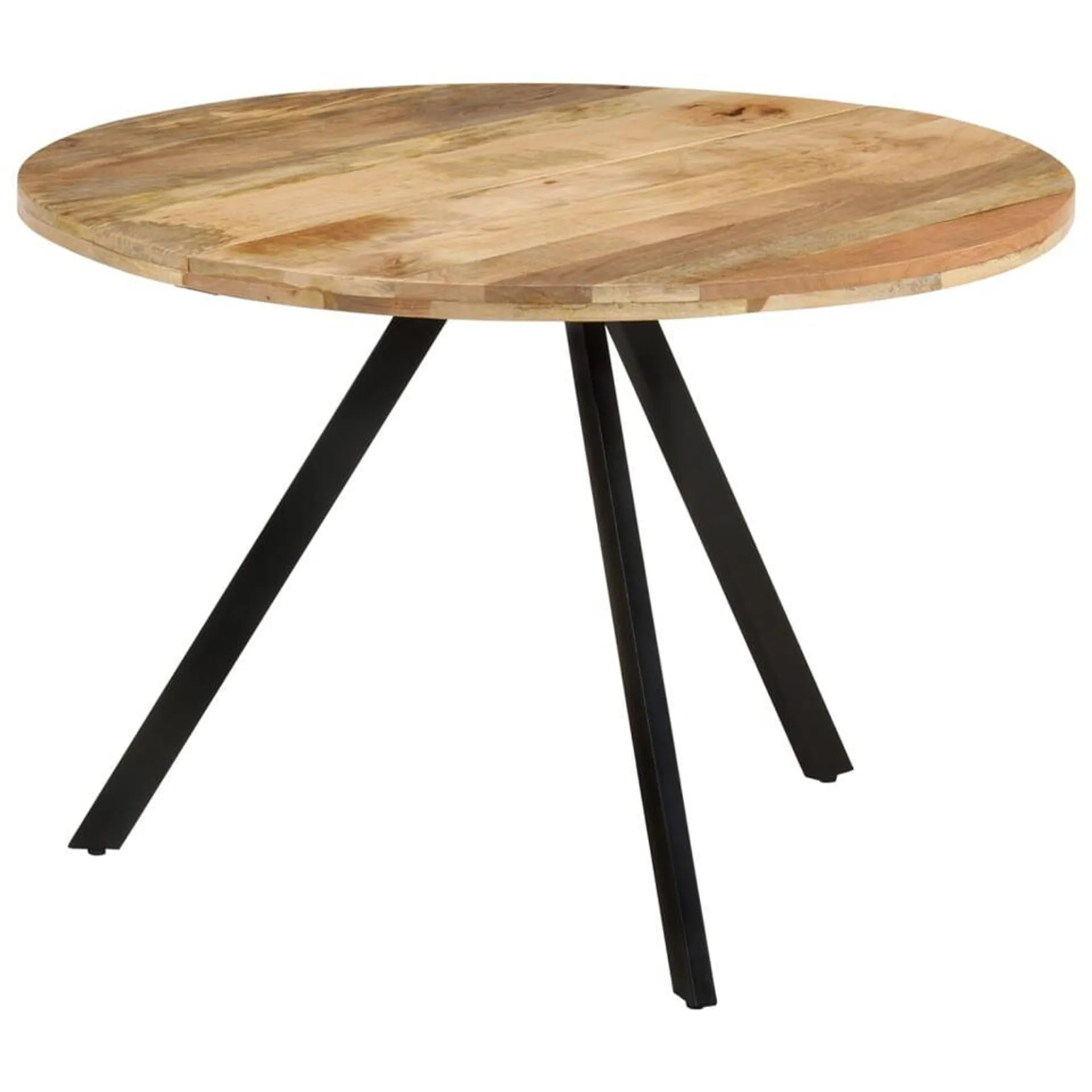 vidaXL Eettafel 110x75 cm massief mangohout