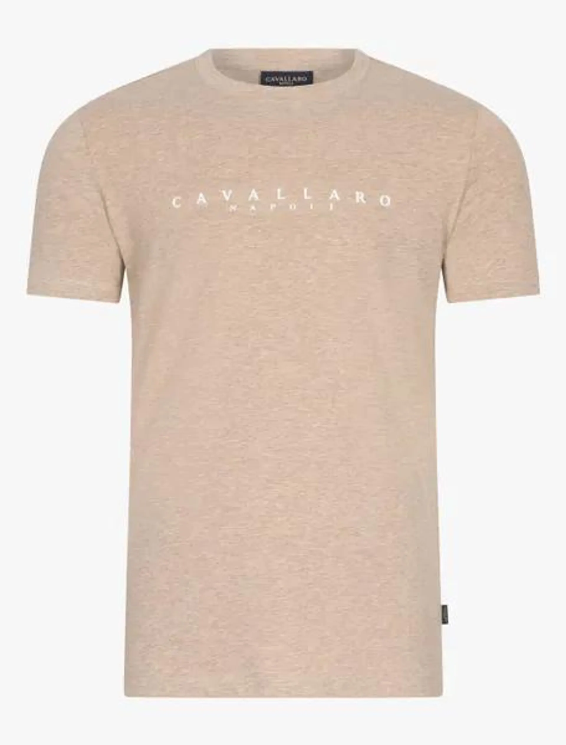 Cavagio T-shirt Beige Melange