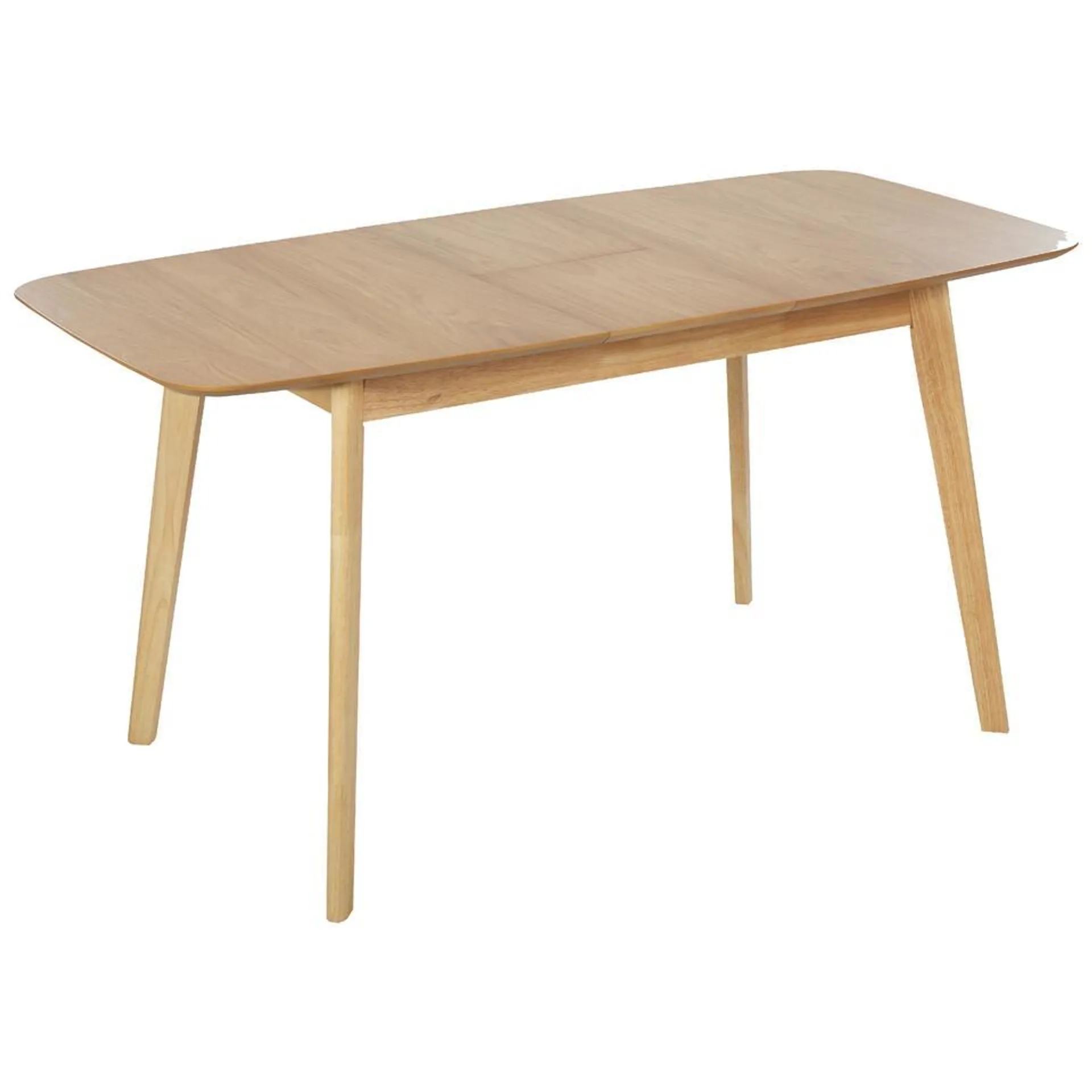 MADOX - Uitschuifbare eettafel - Lichthout - 120-150 x 75 cm - MDF