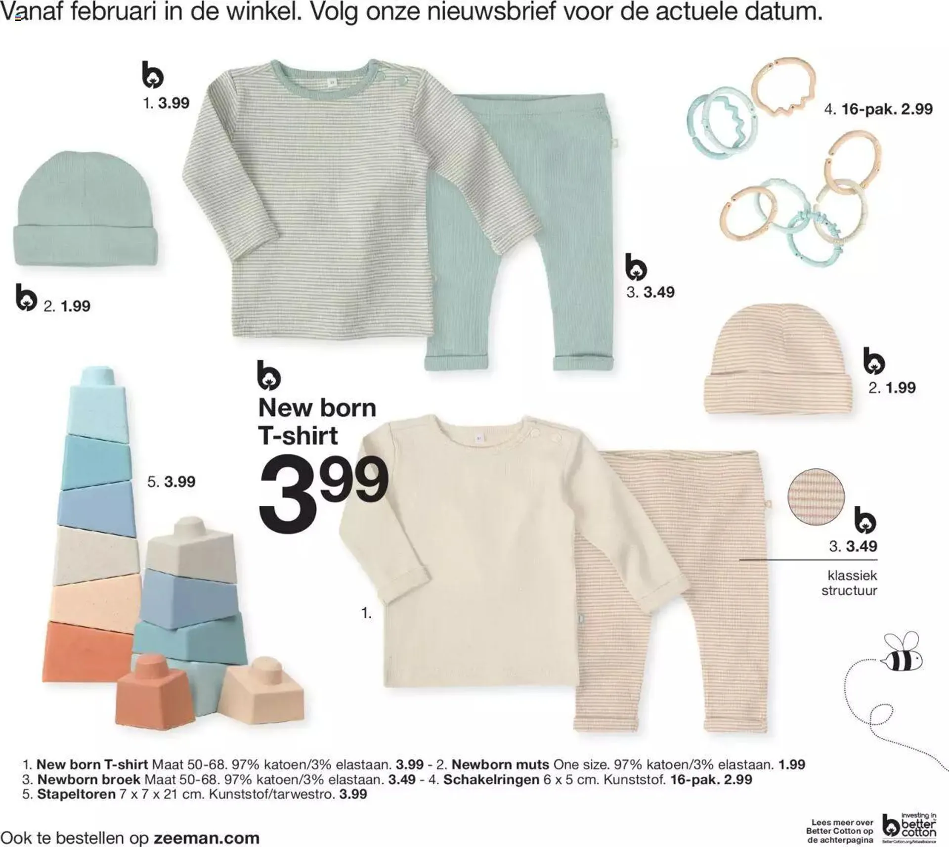 Zeeman babycollectie folder van 1 januari tot 31 december 2023 - folder pagina 4