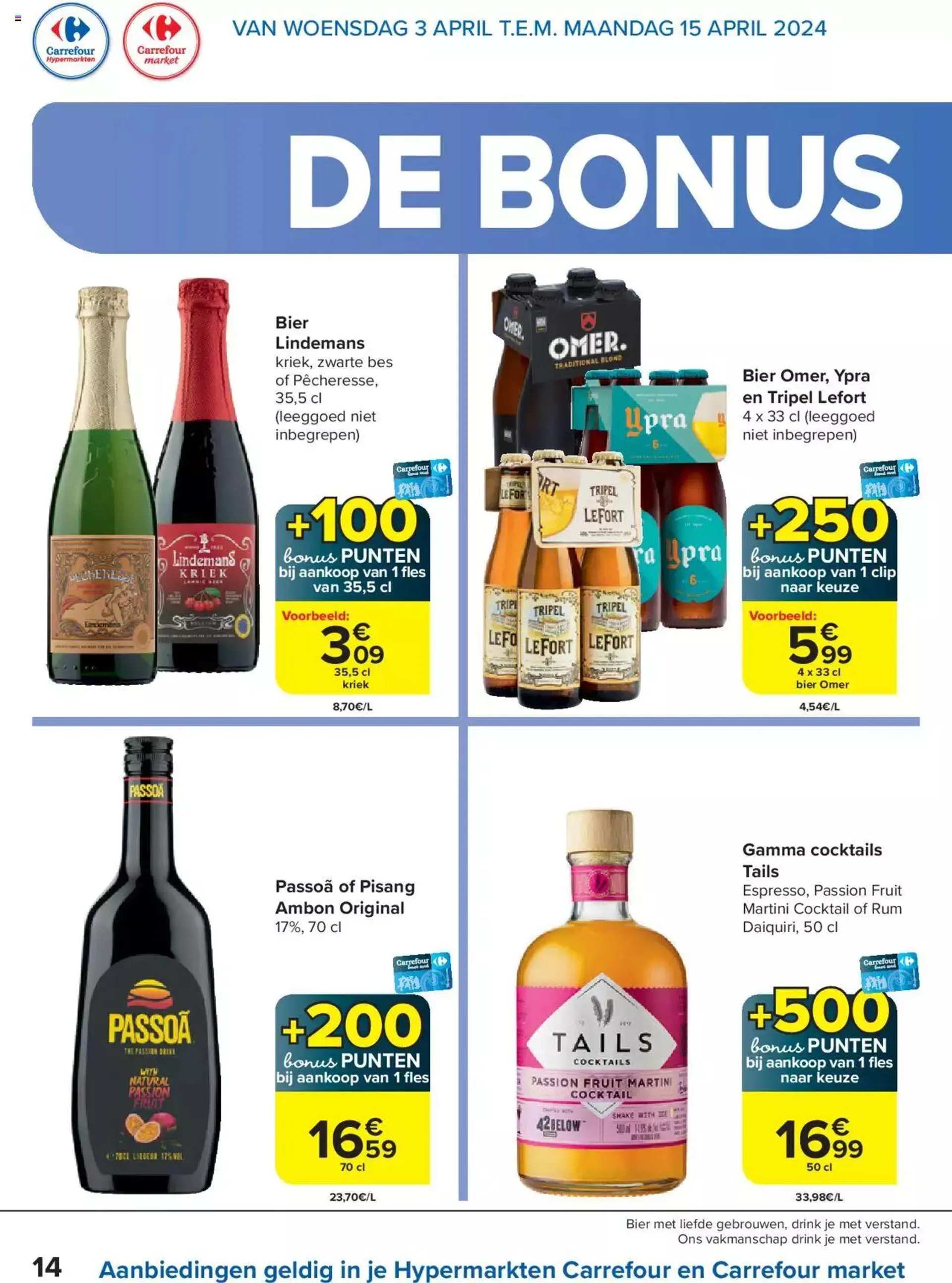 Carrefour Special Bonus Punten van 15 april tot 31 december 2024 - folder pagina 14