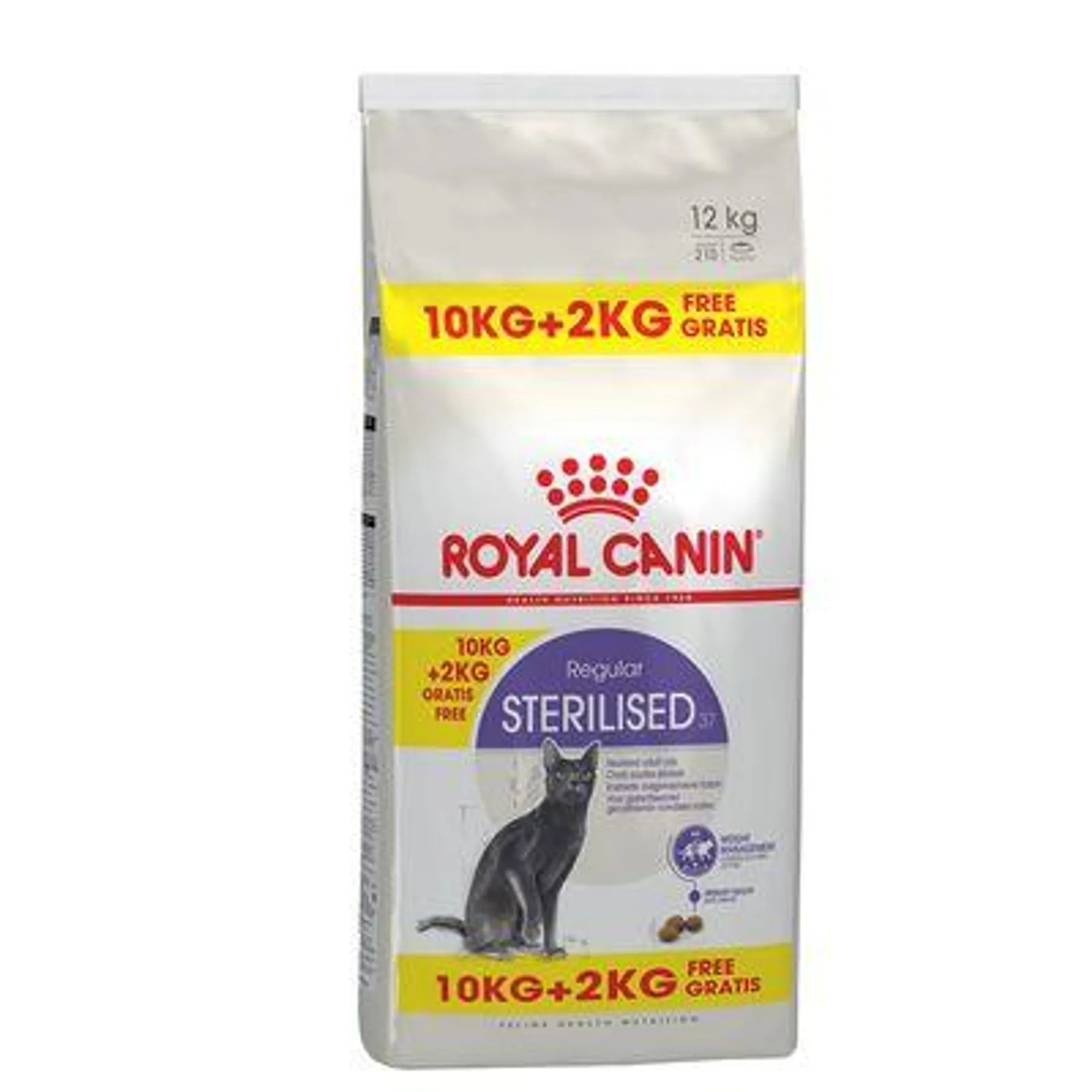 Croquettes Royal Canin pour chat 10 kg + 2 kg offerts !