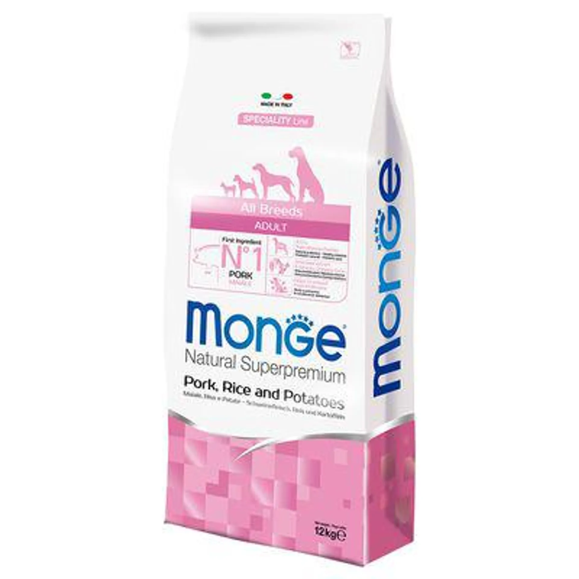 Monge Superpremium All Breeds adulte porc, riz & pommes de terre