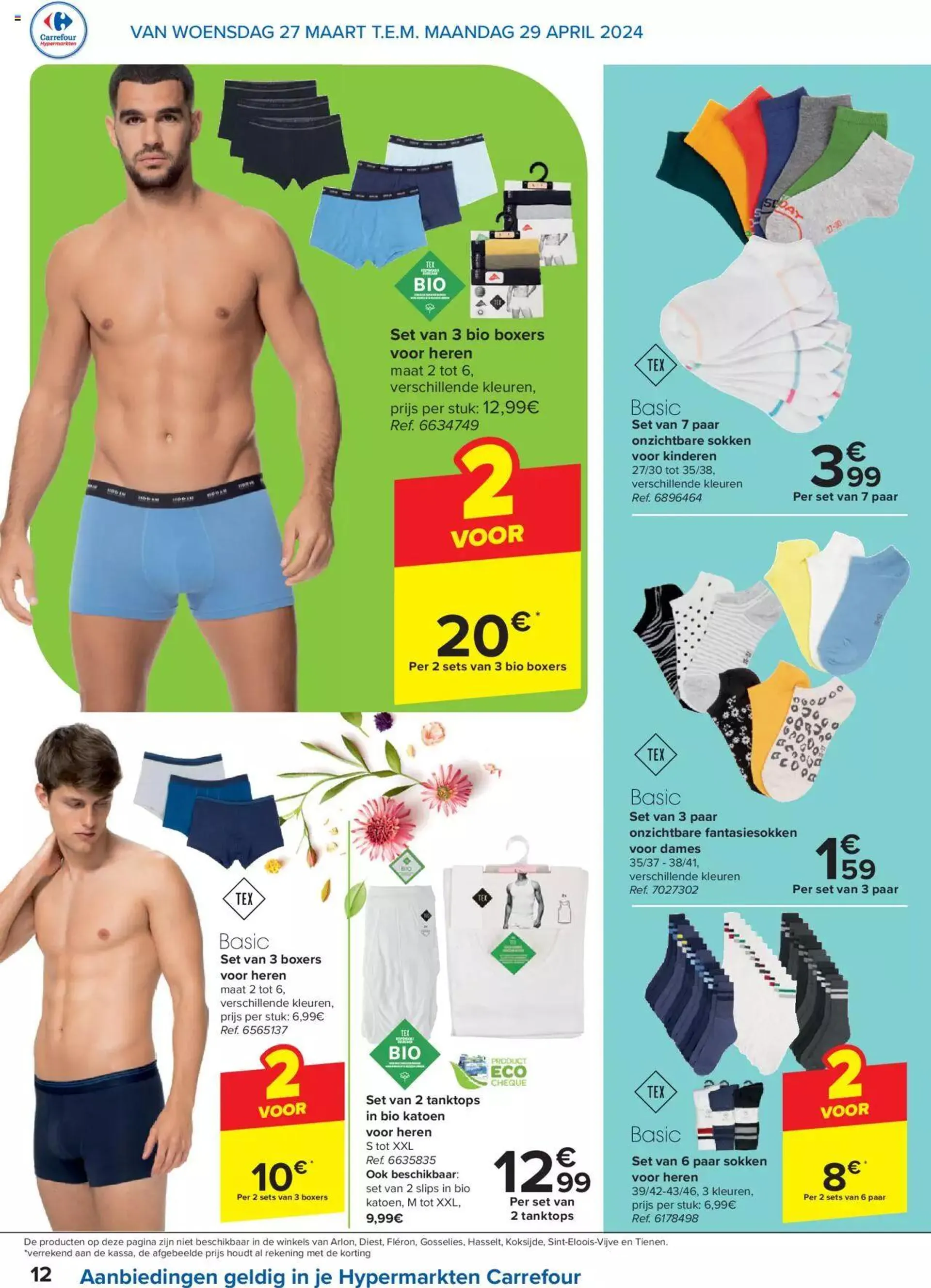 Carrefour Special textiel van 29 april tot 31 december 2024 - folder pagina 12