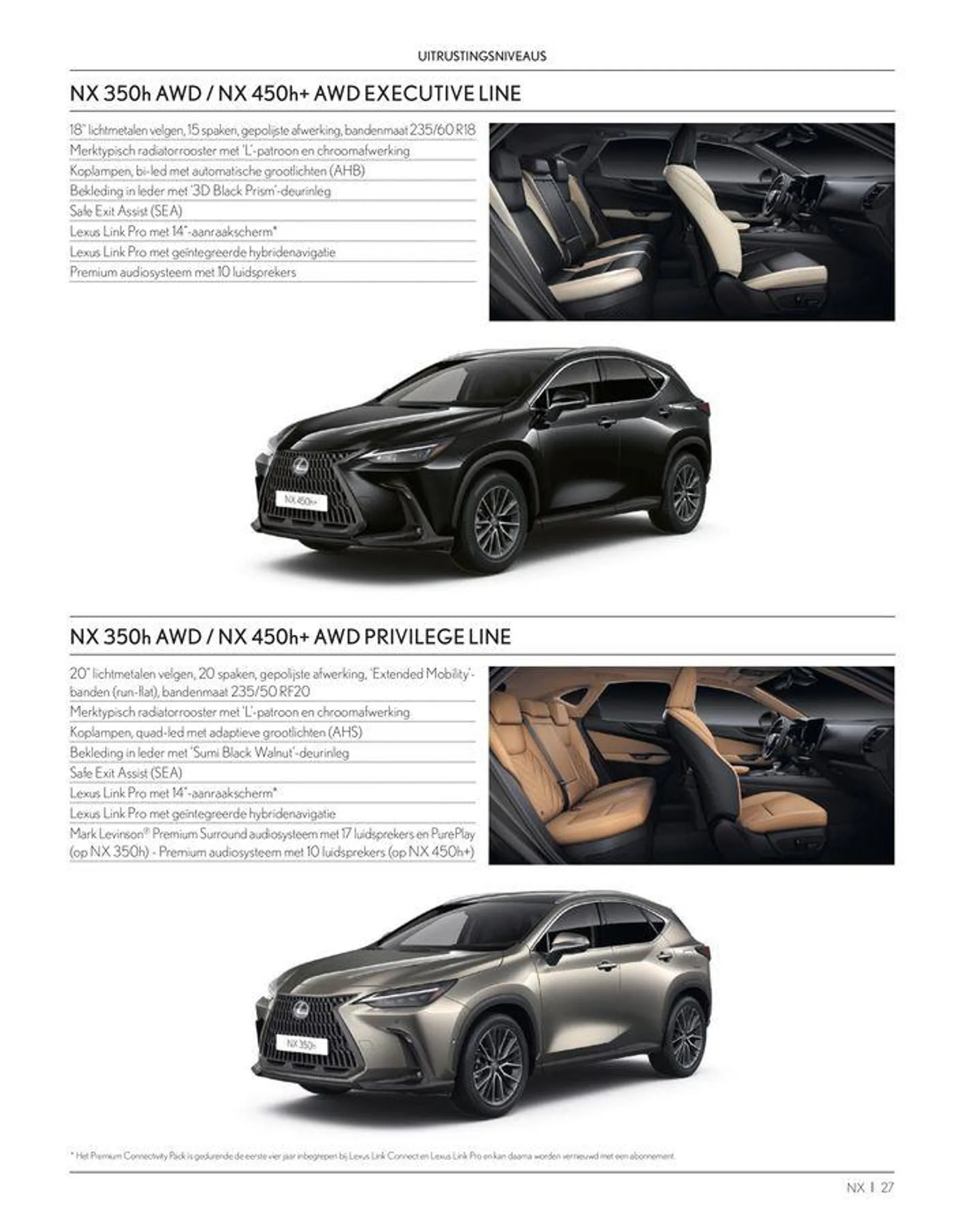 LEXUS NX  van 23 november tot 23 november 2024 - folder pagina 27