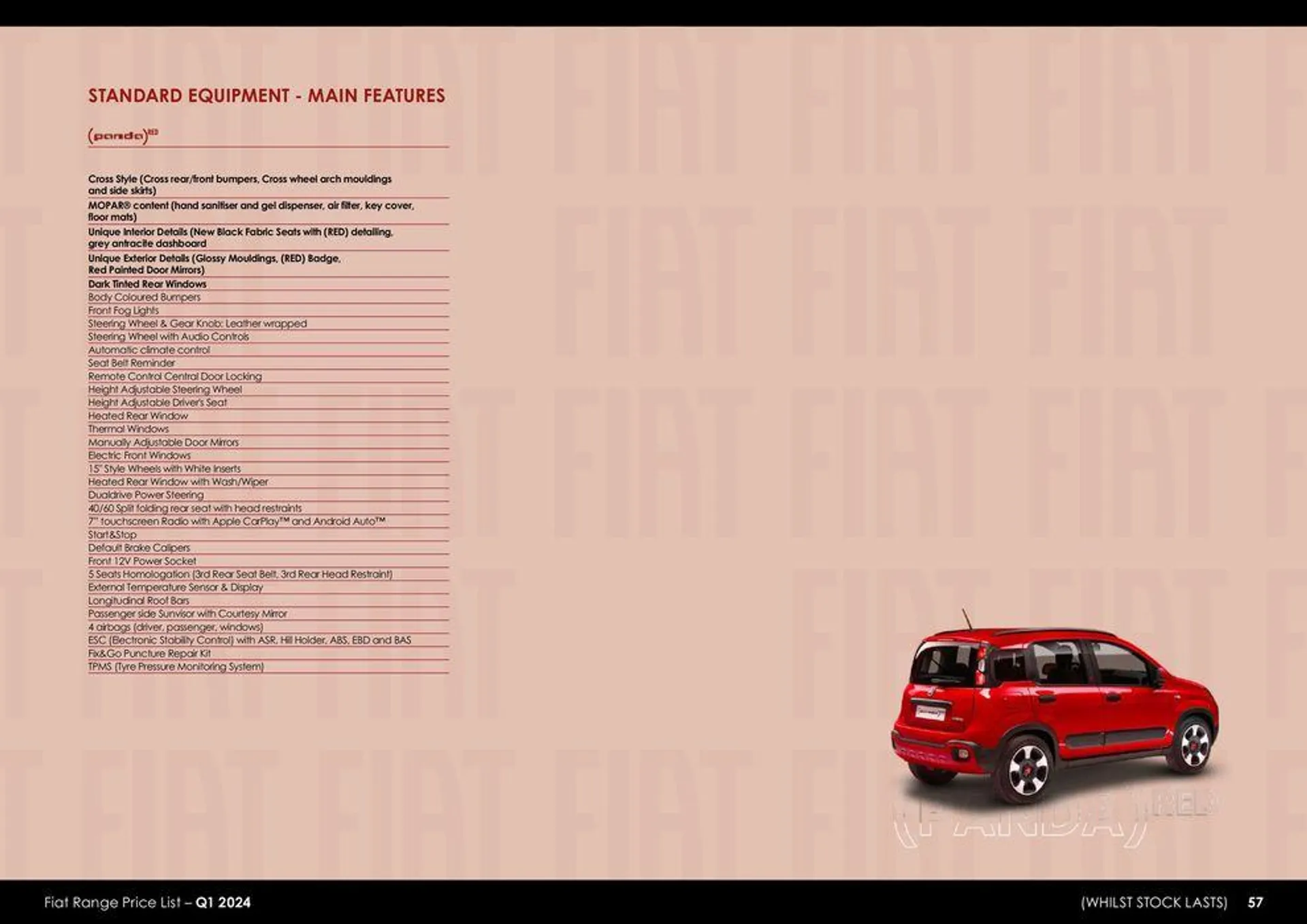 Fiat Range Price List – Q1 2024 van 26 maart tot 26 maart 2025 - folder pagina 57