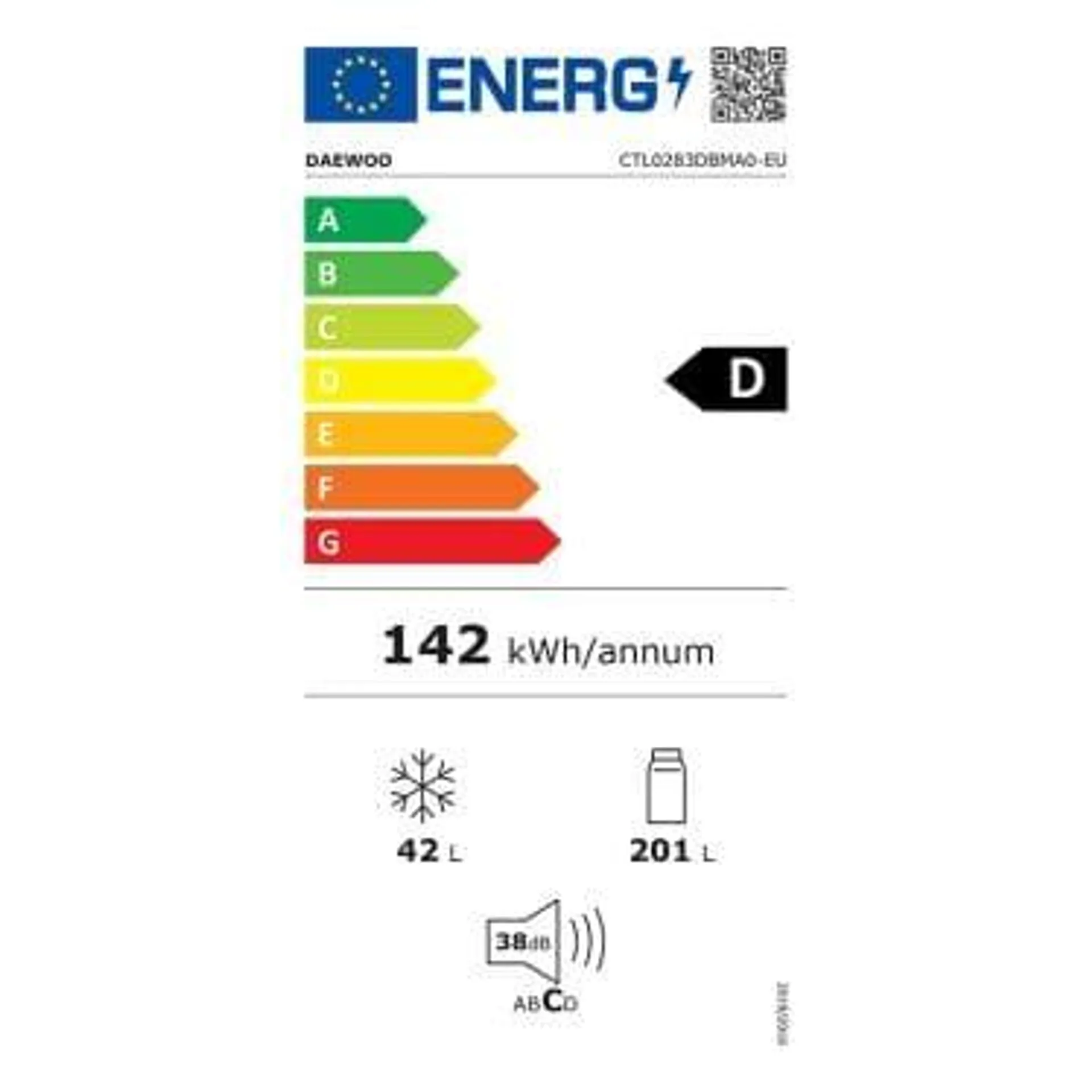 Réfrigérateur 2Portes 3DBMA0