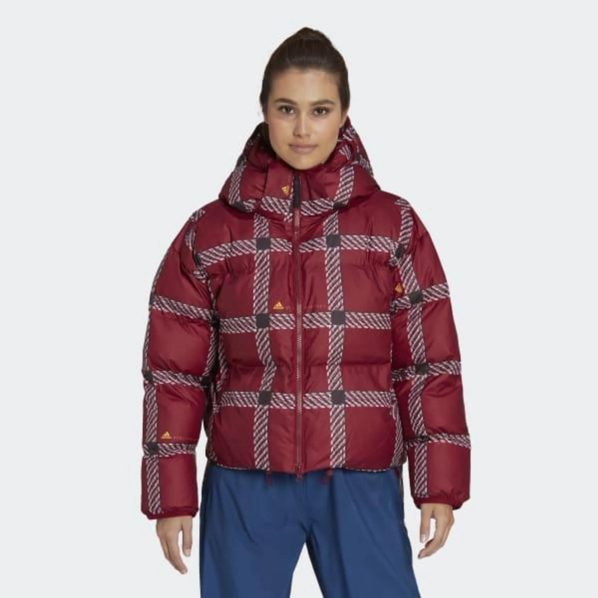 adidas by Stella McCartney Short Padded Printed Winter Jacket