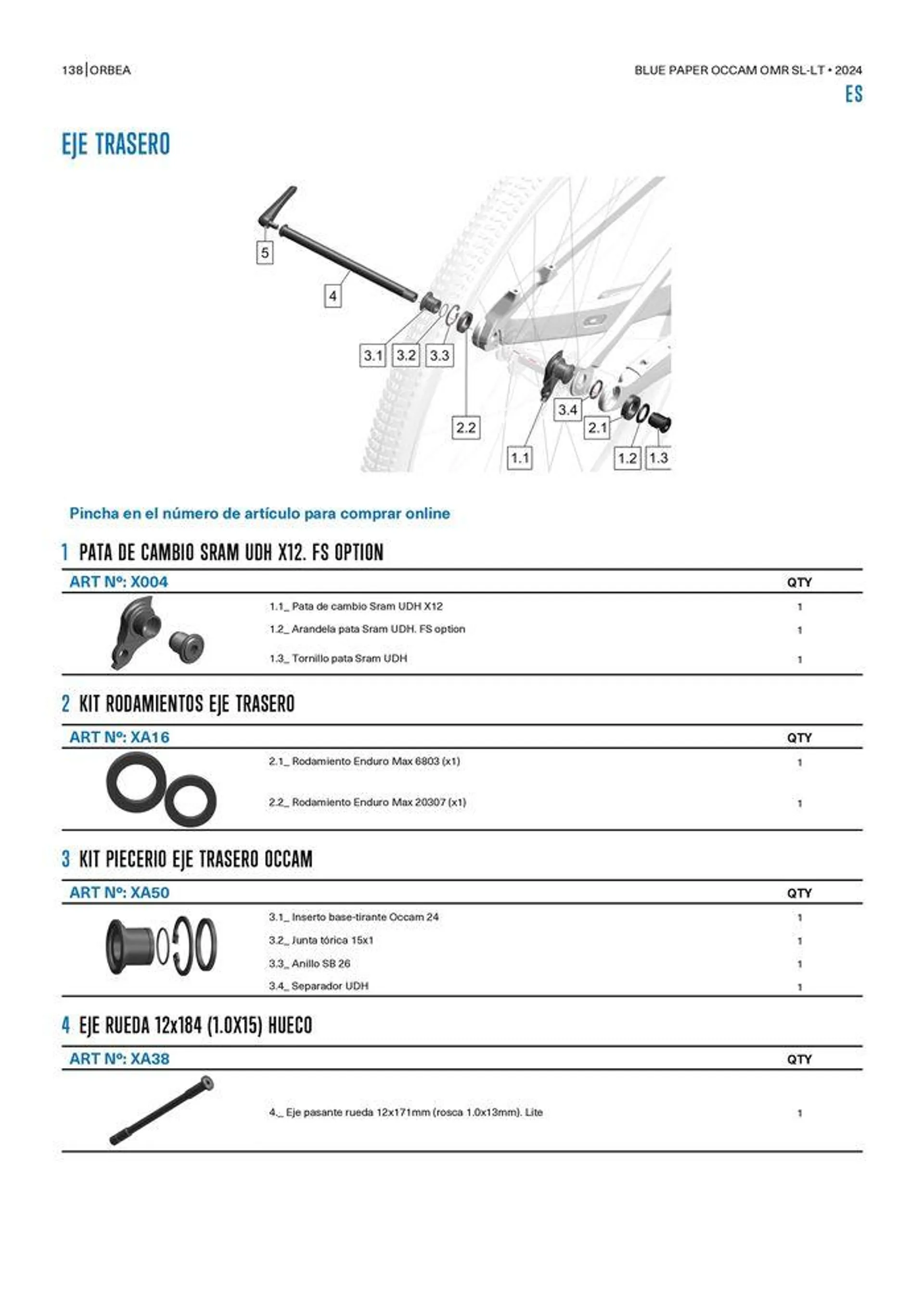 OCCAM OMR SL-LT 2024 van 25 oktober tot 25 oktober 2024 - folder pagina 138