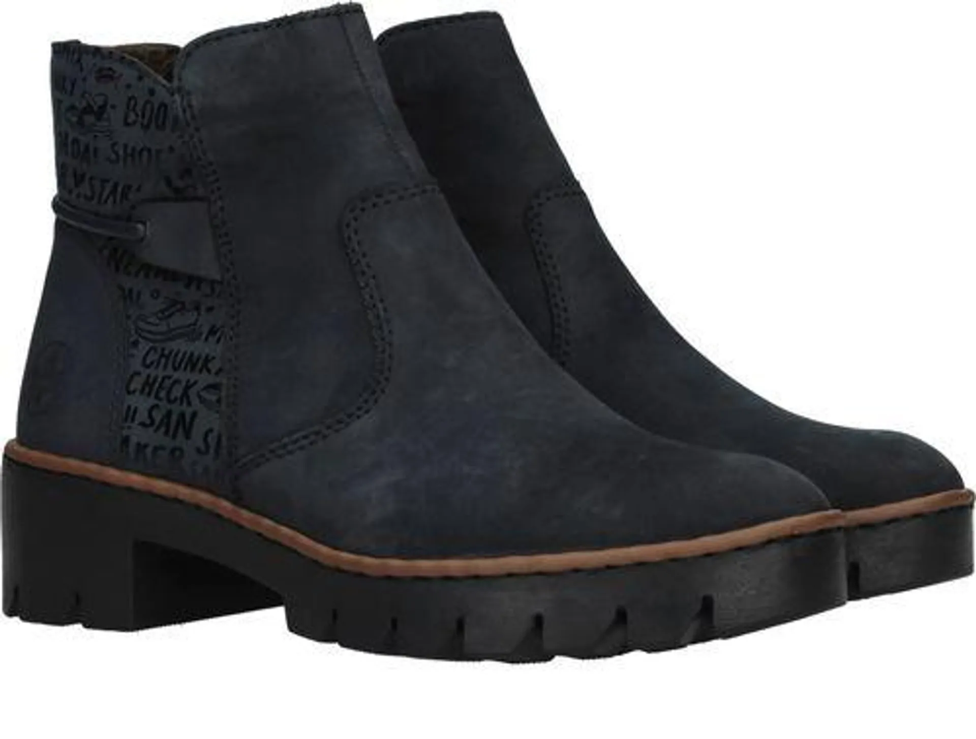 Rieker Boots Blauw Dames