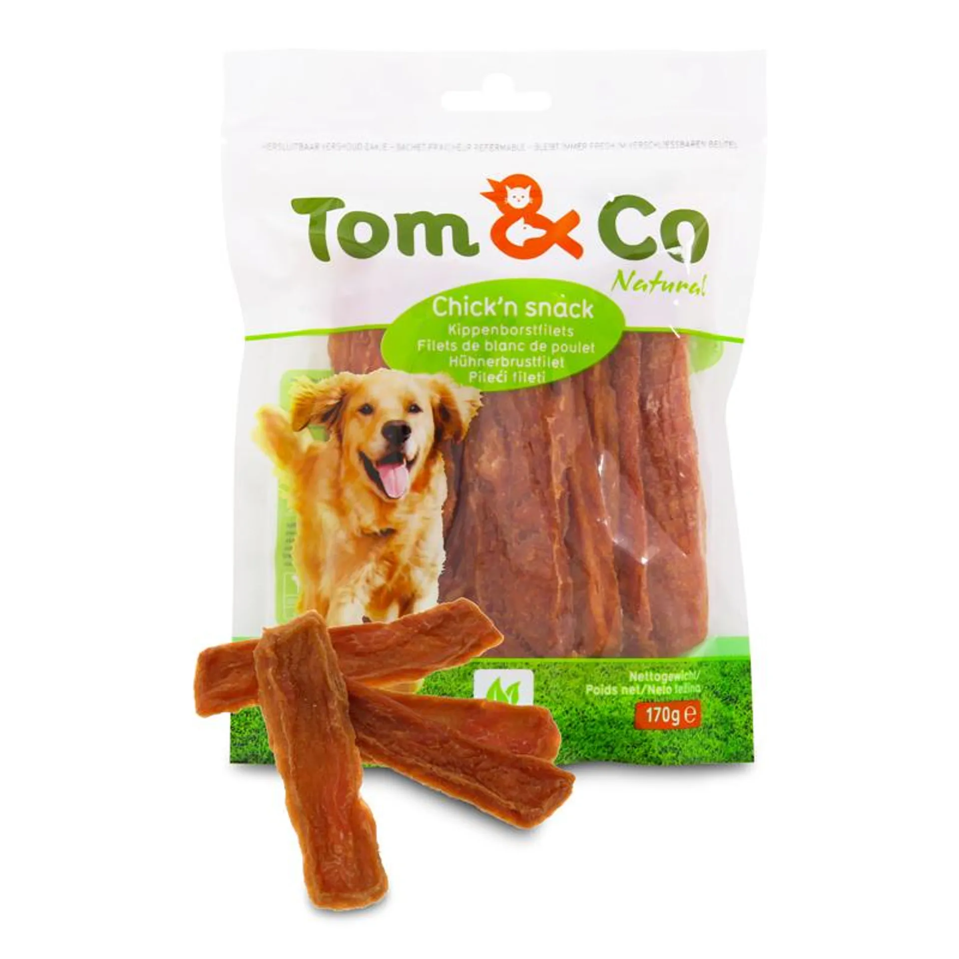 Tom&co chick n snack poulet 170gr