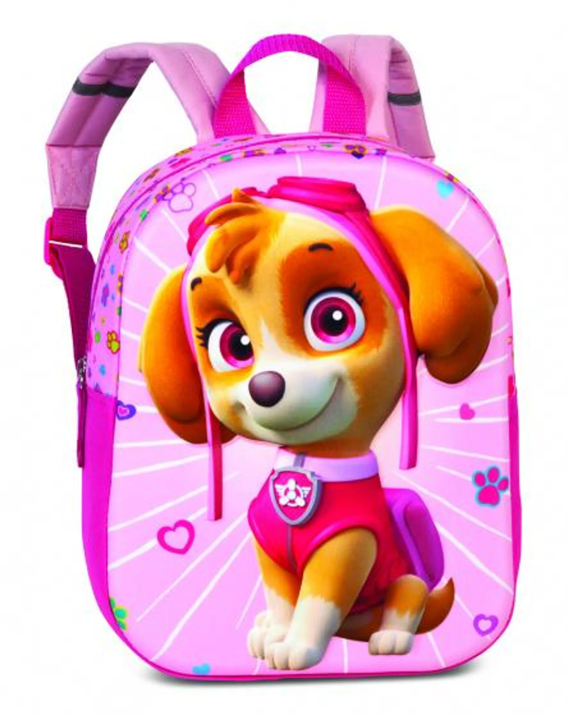 Fabrizio Paw Patrol rugzak Skye 3D meisjes 7 liter roze