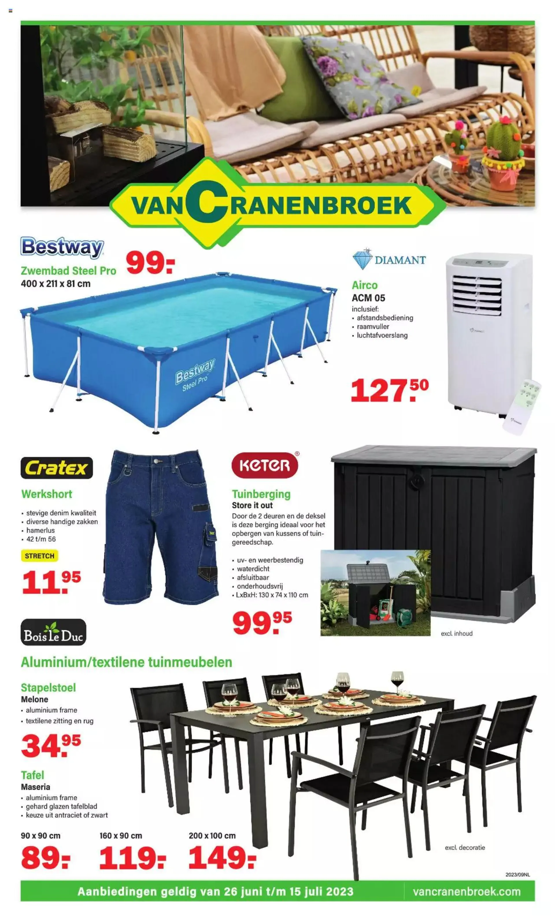 Van Cranenbroek folder / publicité - 0