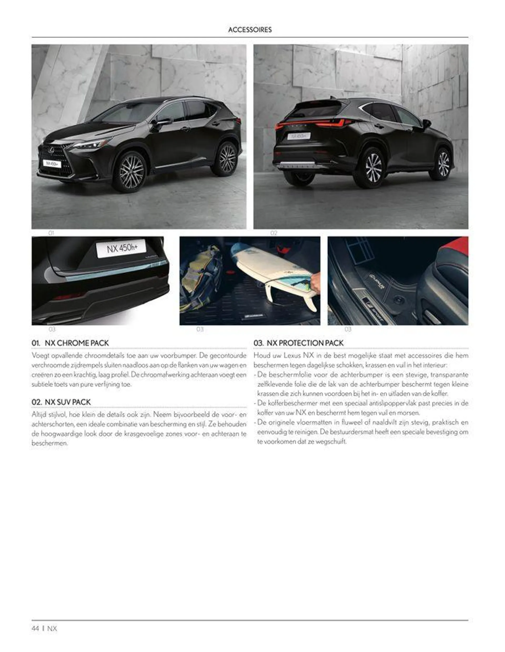 LEXUS NX  van 23 november tot 23 november 2024 - folder pagina 44