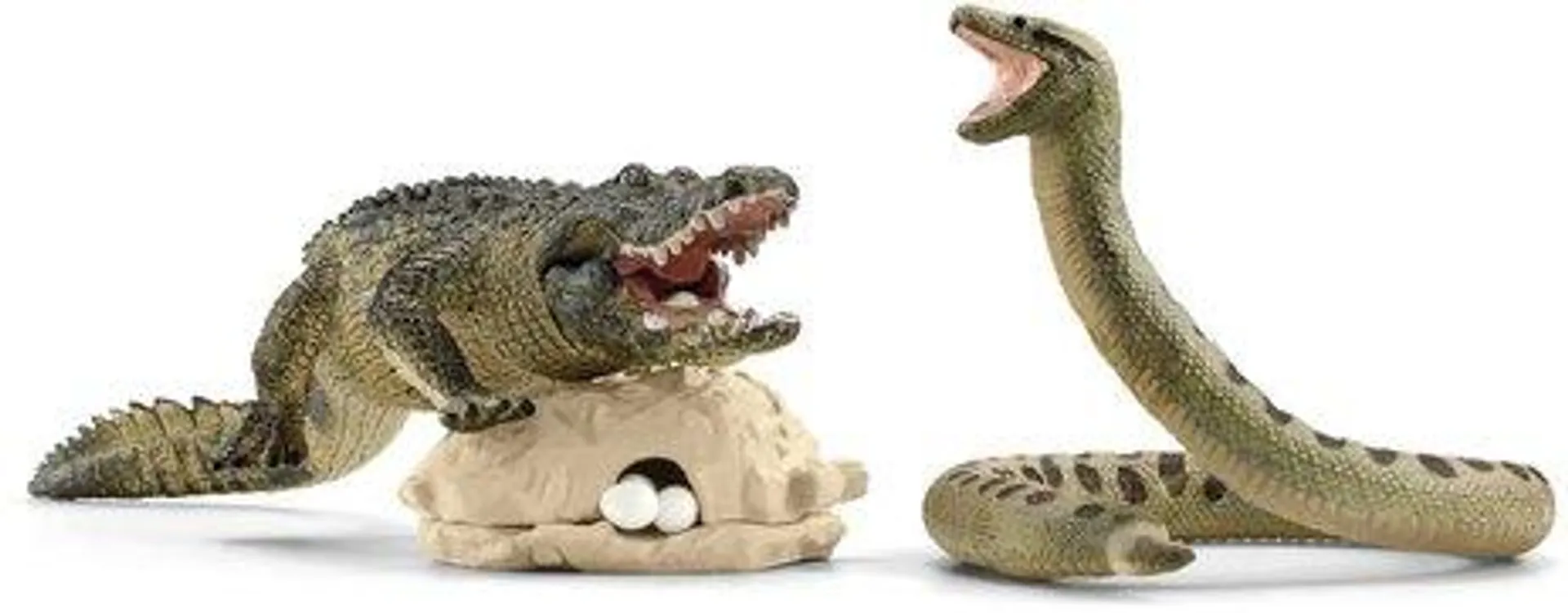 FIGURINE DUEL ALIGATOR ANACONDA