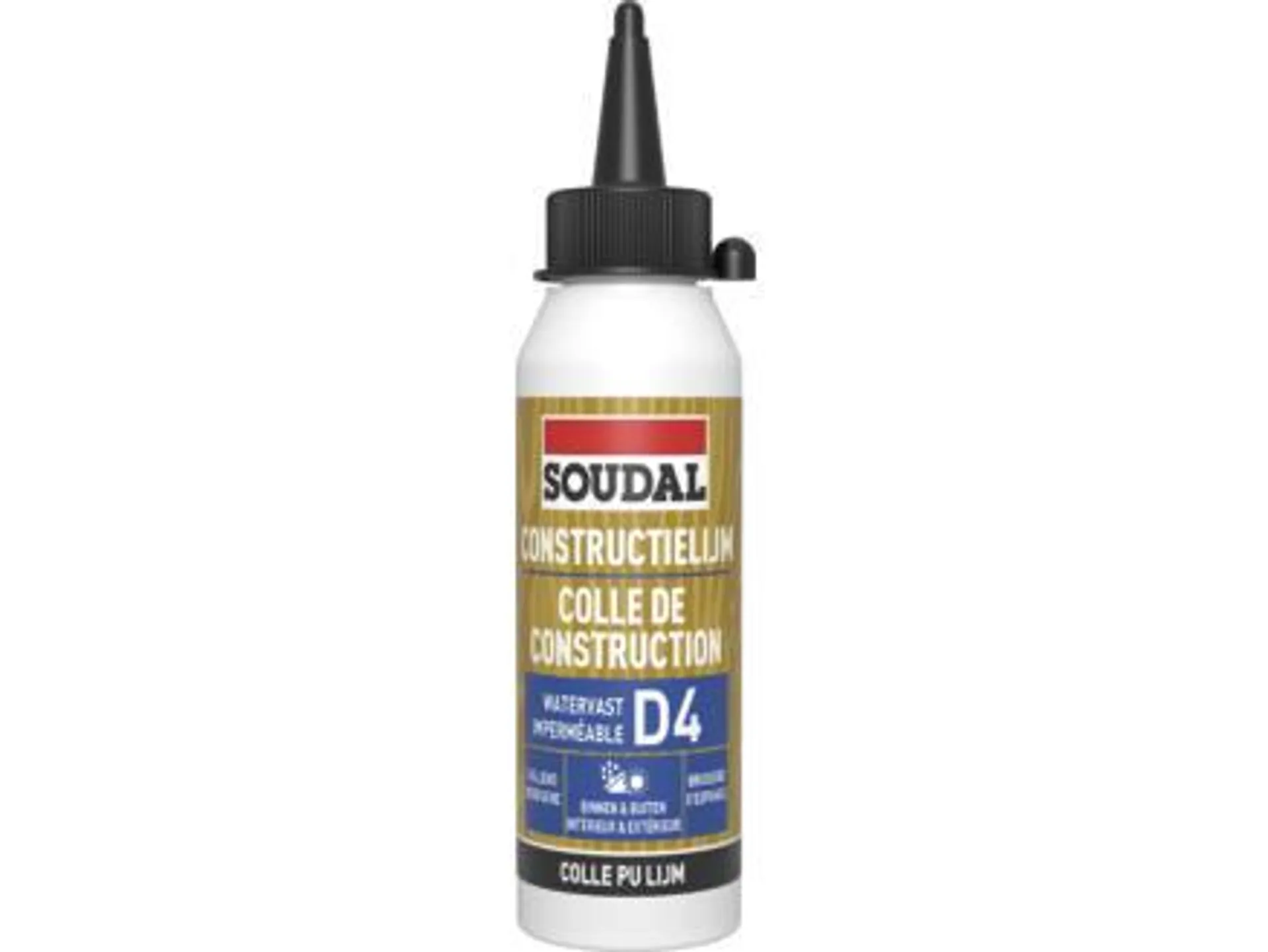 Soudal D4 houtlijm watervast 75g