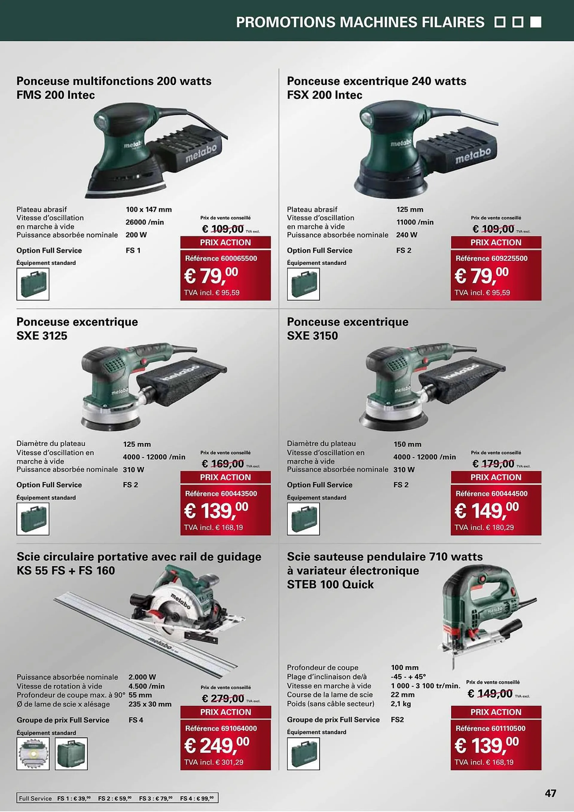 Metabo folder van 1 september tot 31 januari 2024 - folder pagina 47