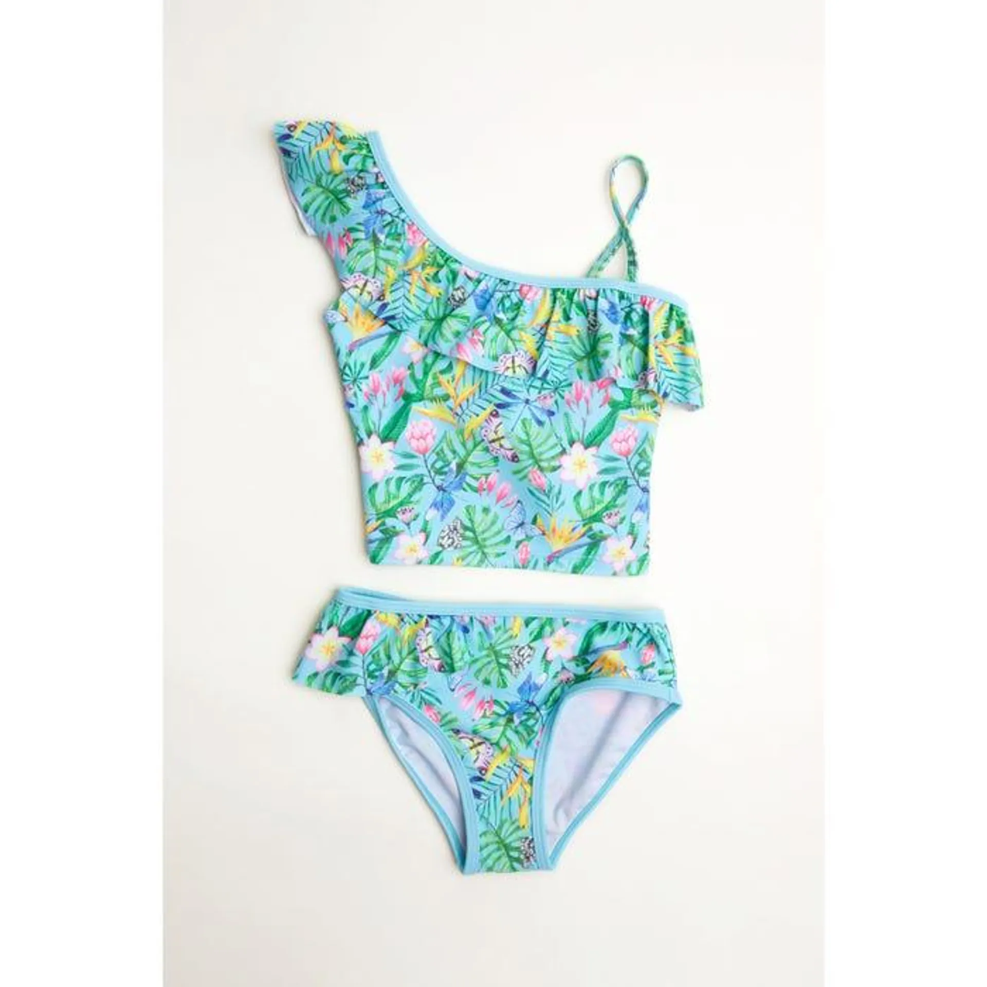 Kids tankini set bloemen