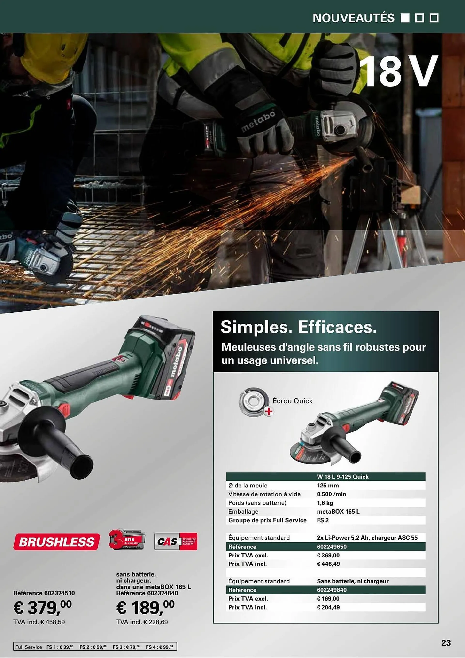 Metabo folder van 1 september tot 31 januari 2024 - folder pagina 23