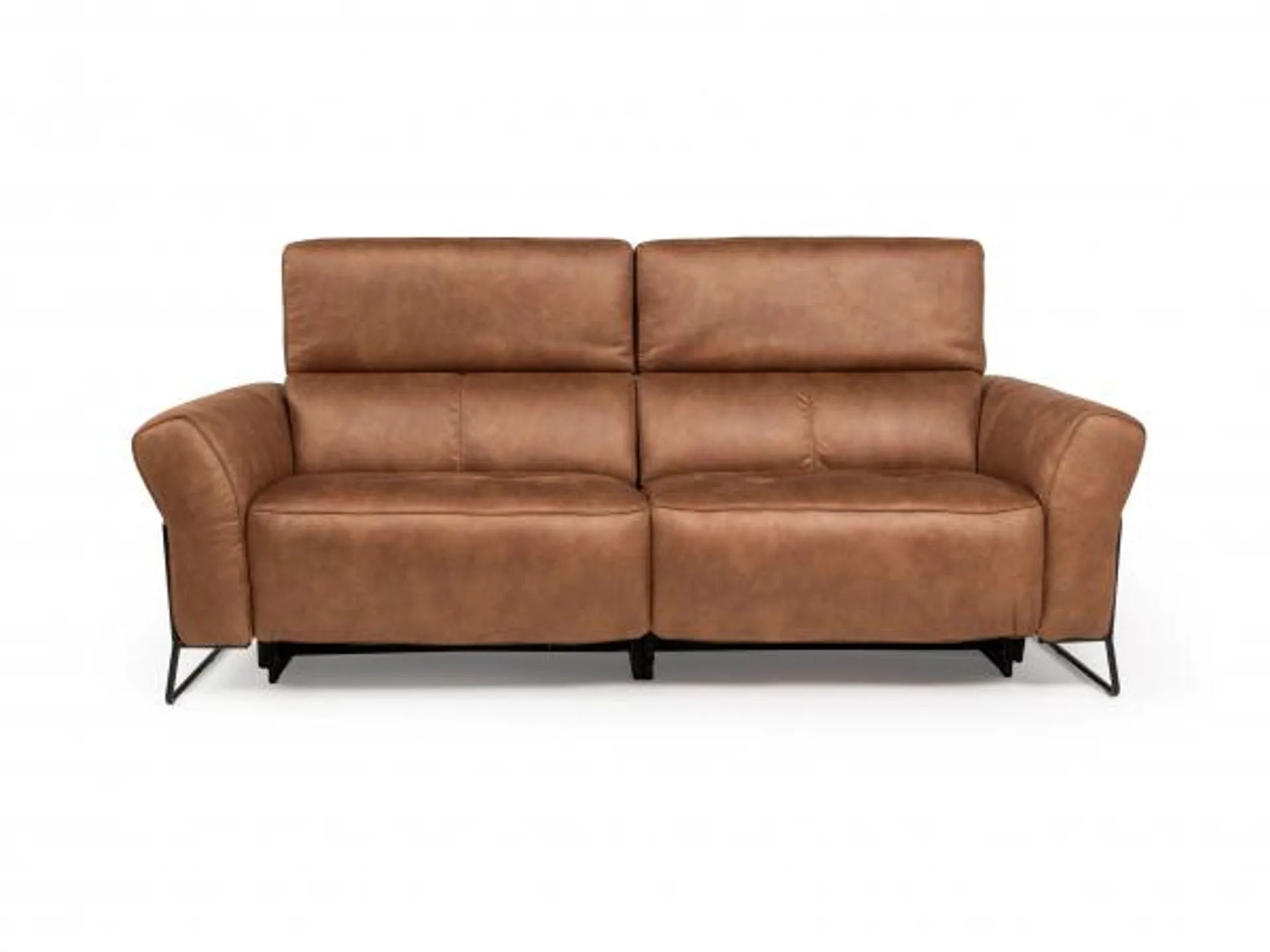 RICHTER YOUNG DESIGN 2,5 zit met elektr. relaxen B-0327 - Cognac bruin