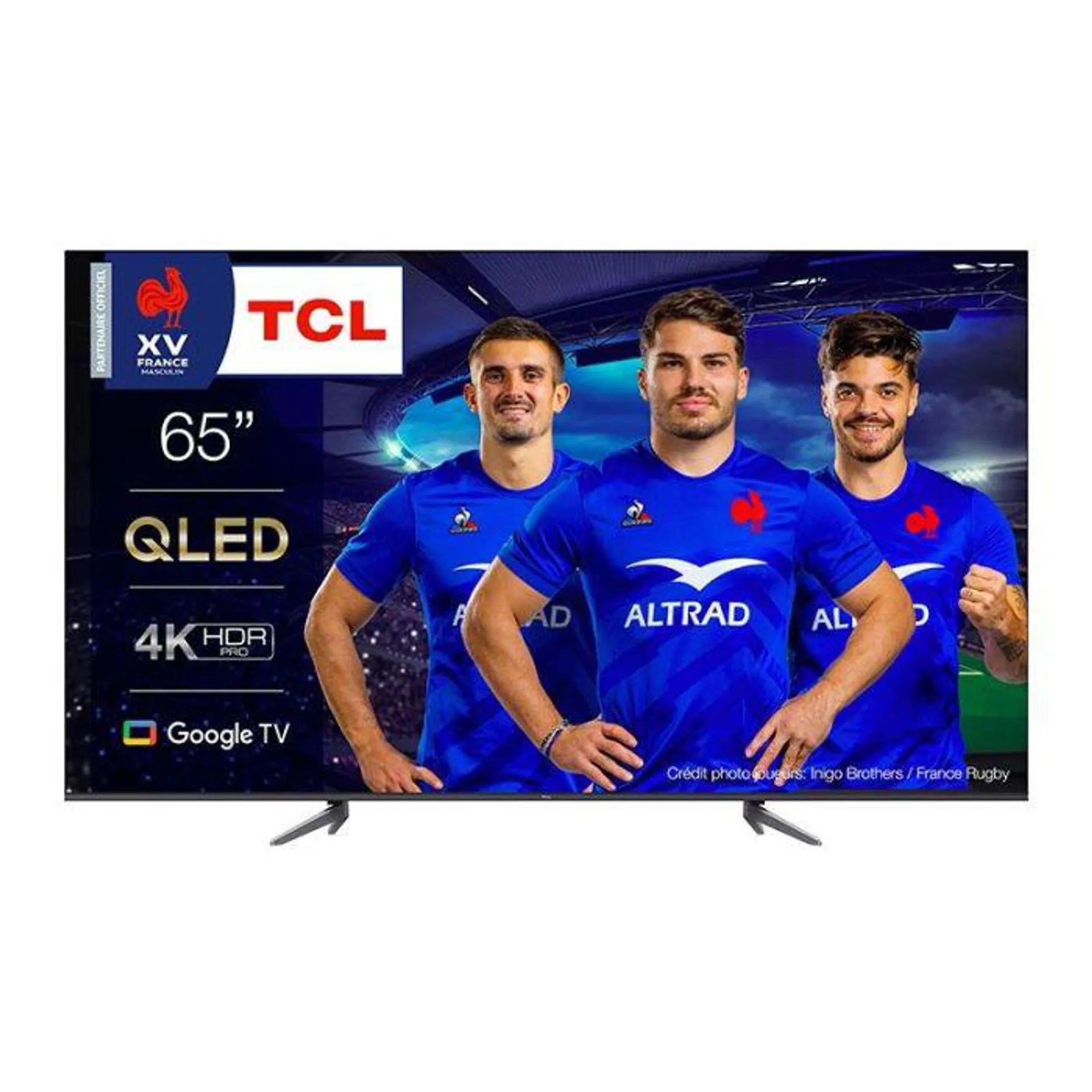 TV QLED UHD 4K 65" TCL 65C643 Google TV