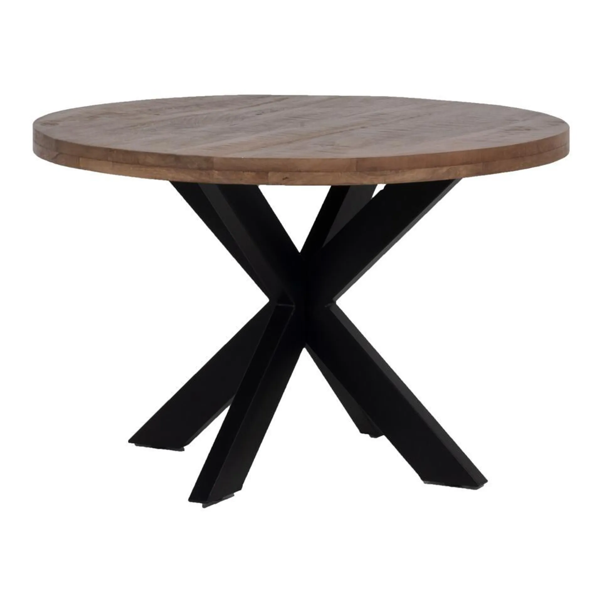 Eettafel Rond 120cm Mangohout - Barn