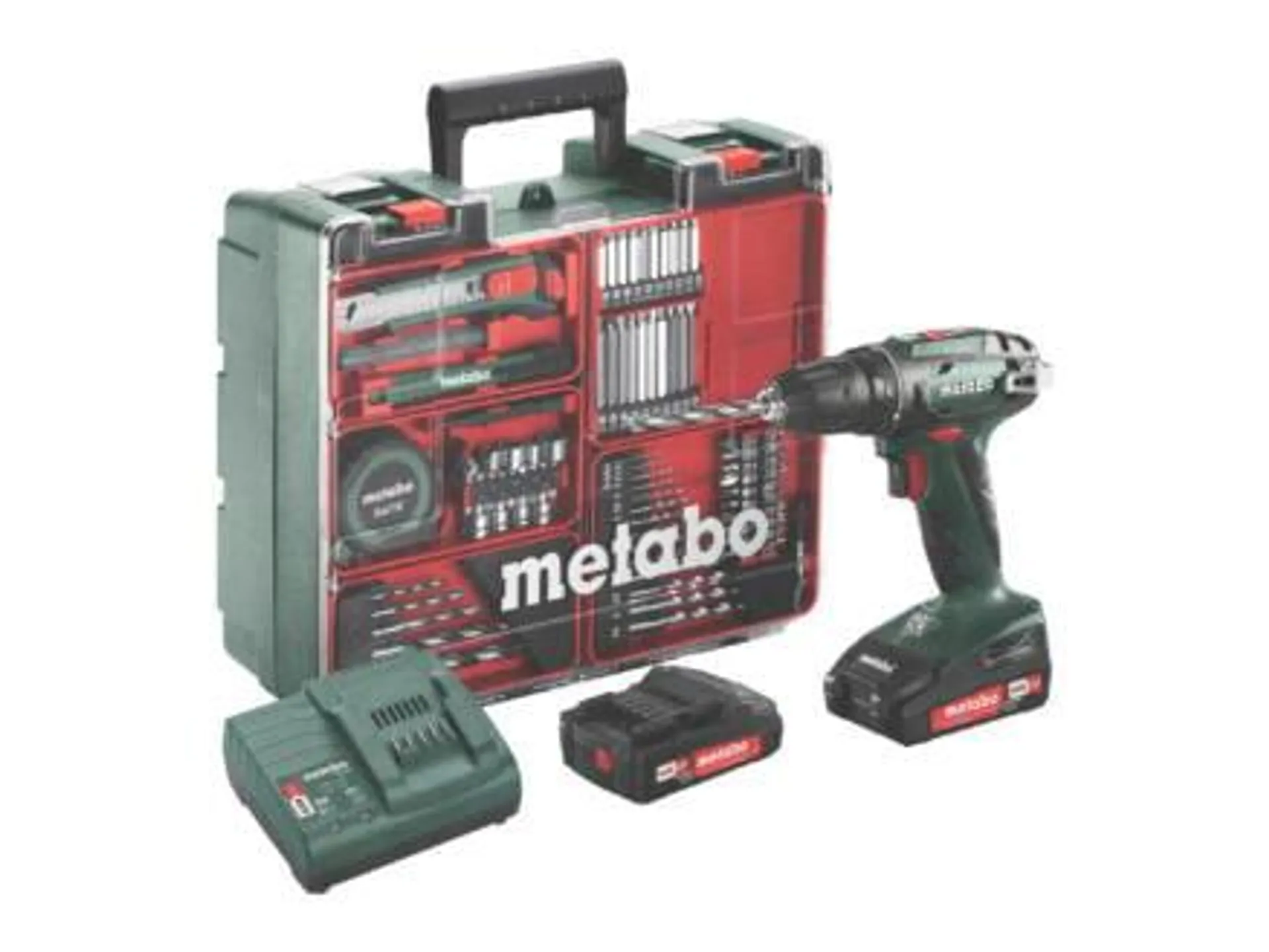 Metabo BS18 accu schroefboormachine 18V + 2 accu's + lader