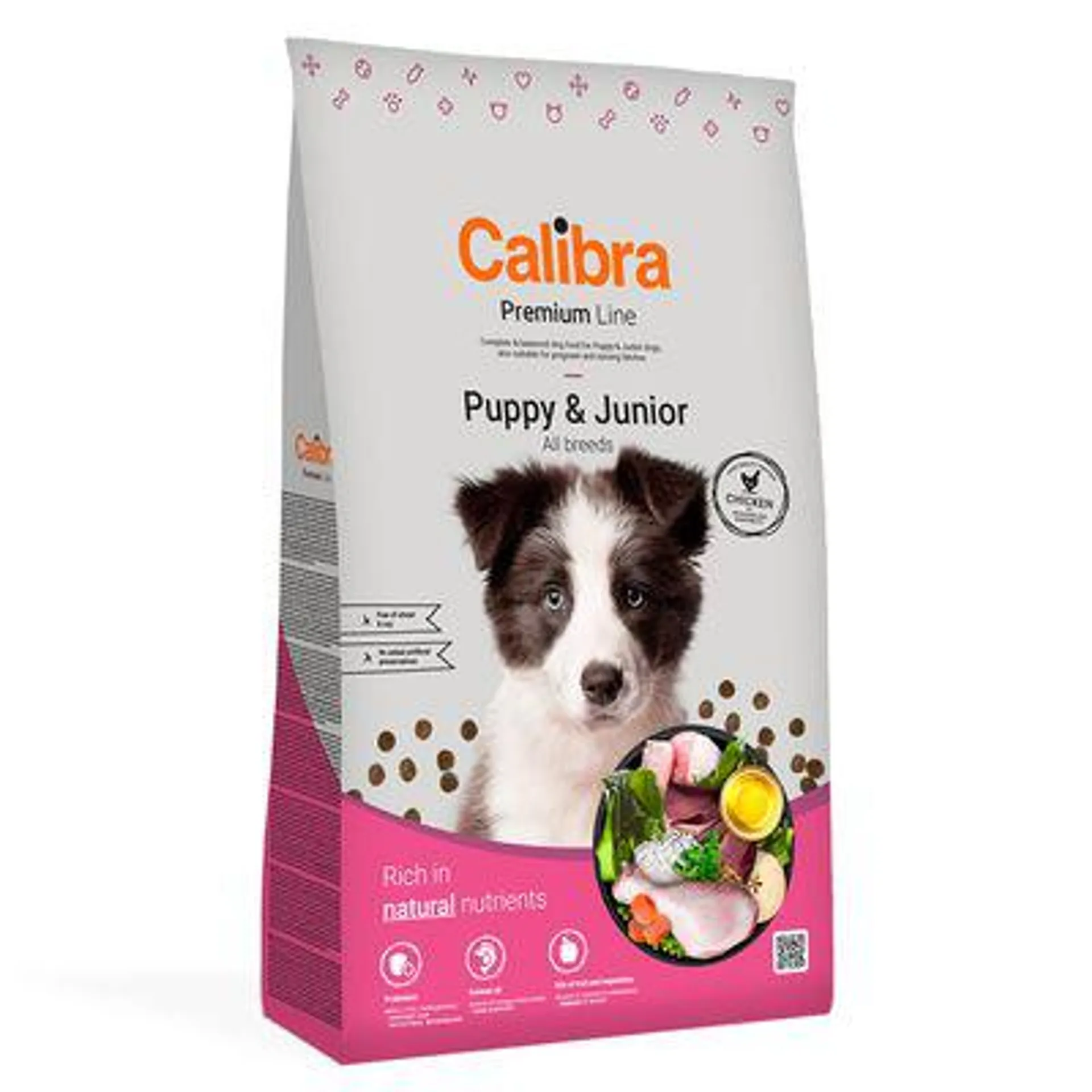 Calibra Dog Premium Line Chiot et Junior Poulet