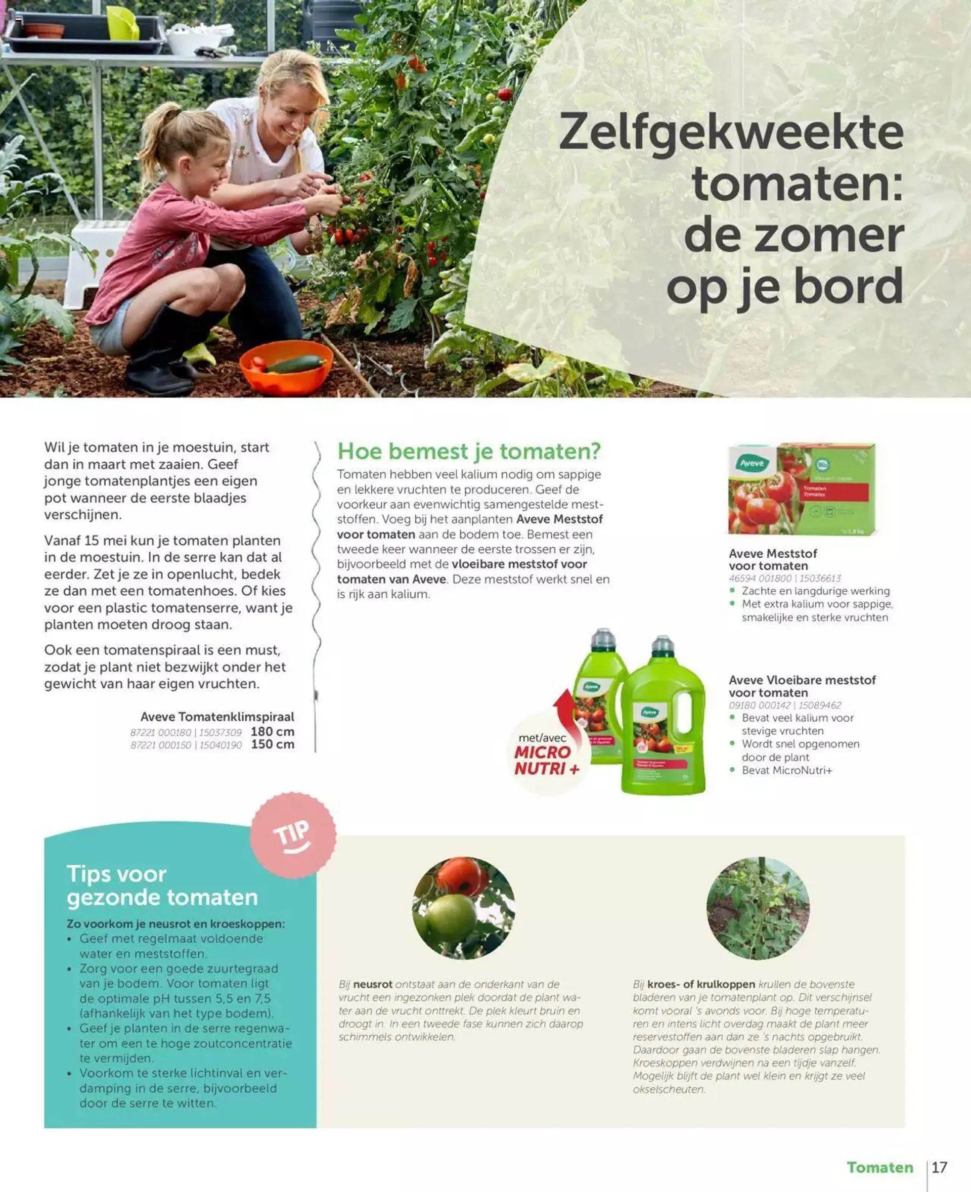 Aveve Moestuingids van 1 maart tot 31 december 2024 - folder pagina 17