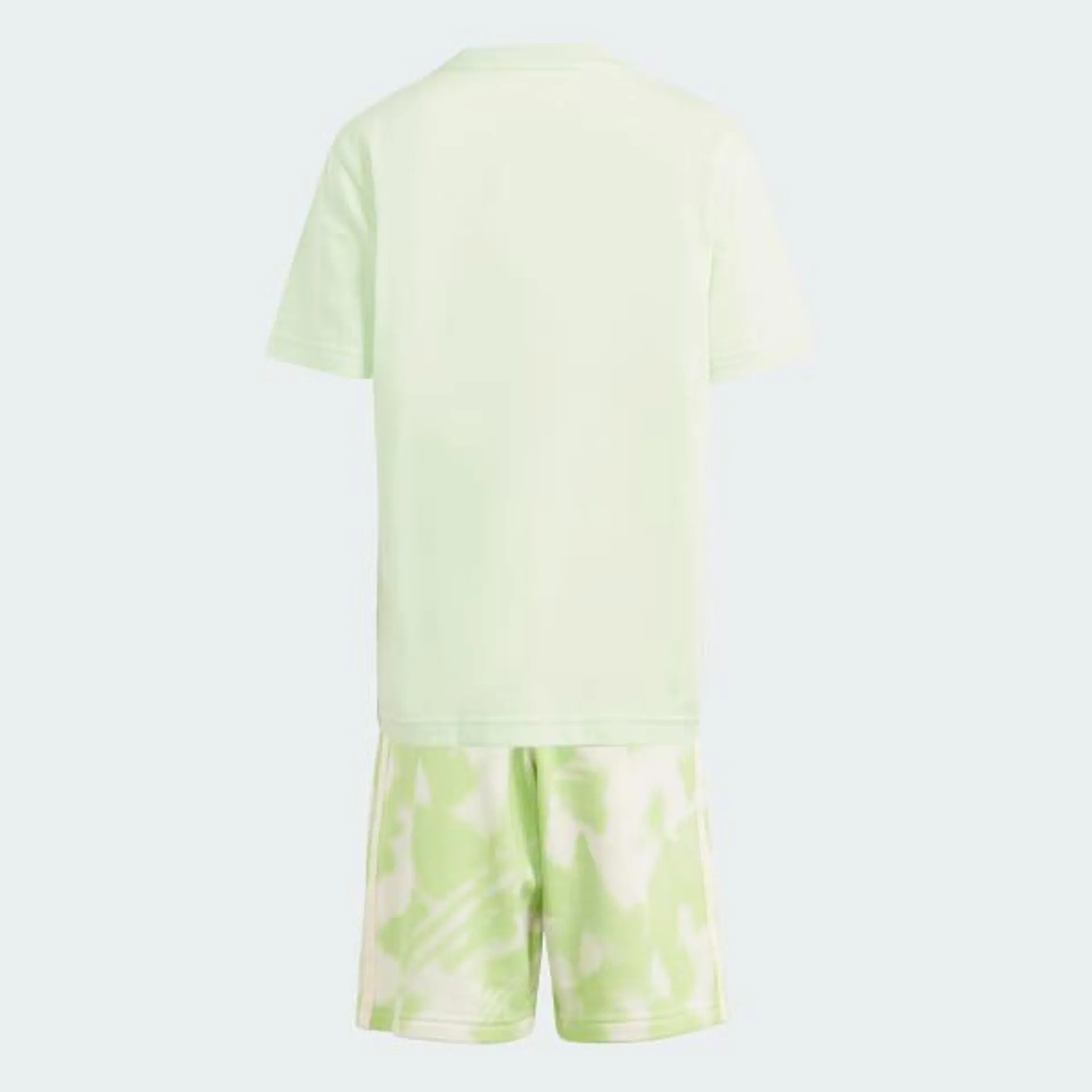 Summer Allover Print Short Tee Set