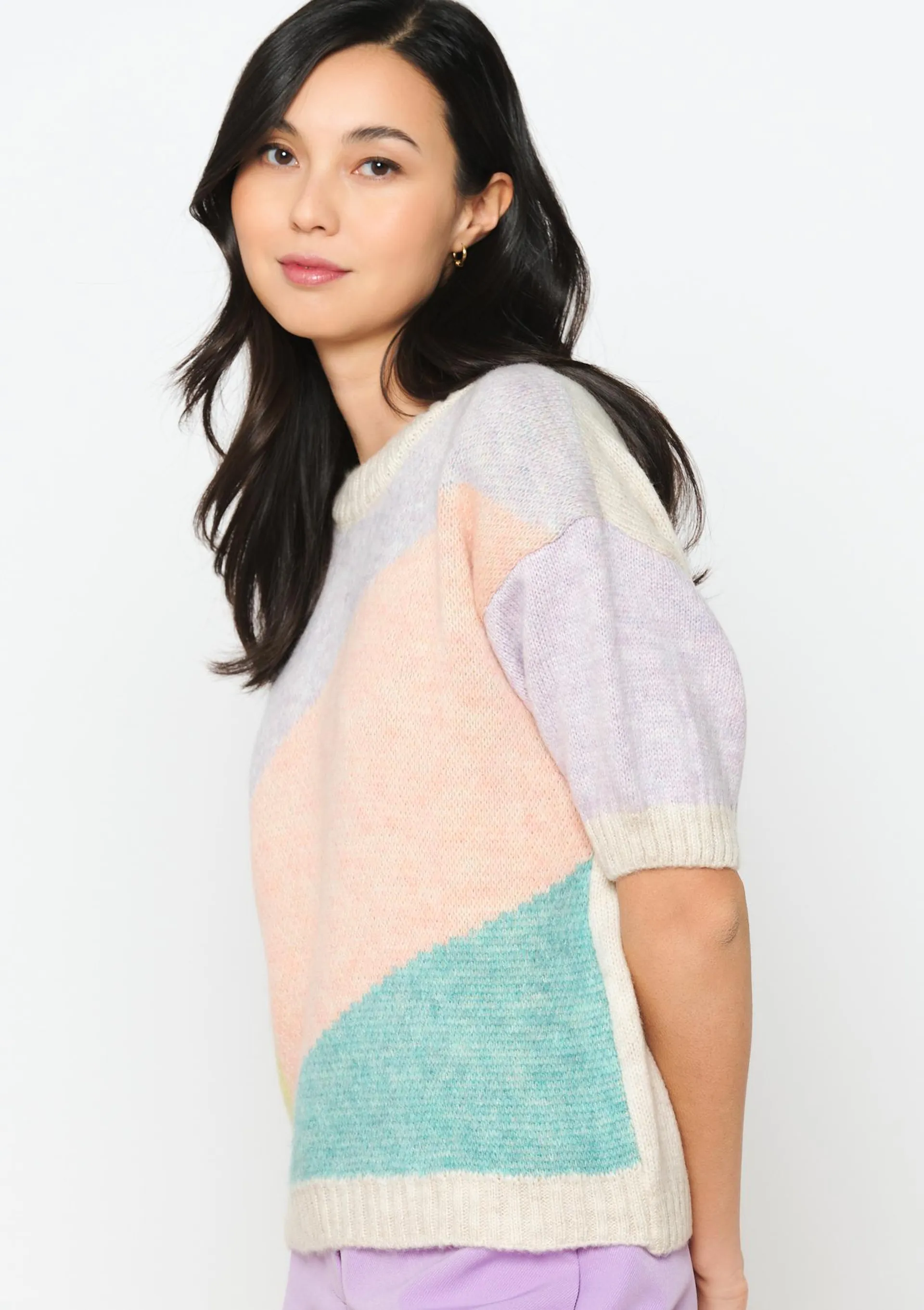 Colourblock pullover