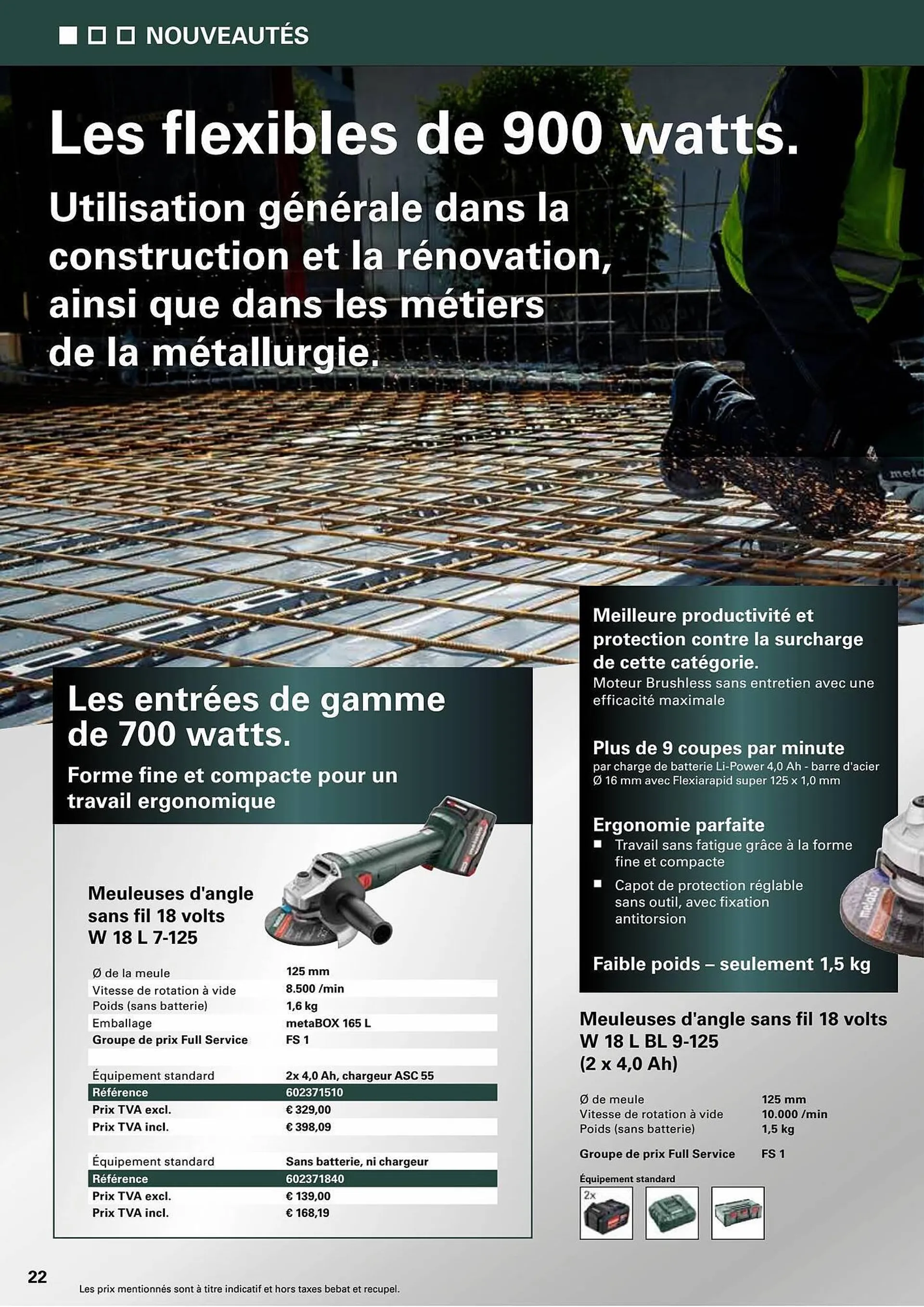 Metabo folder van 1 september tot 31 januari 2024 - folder pagina 22