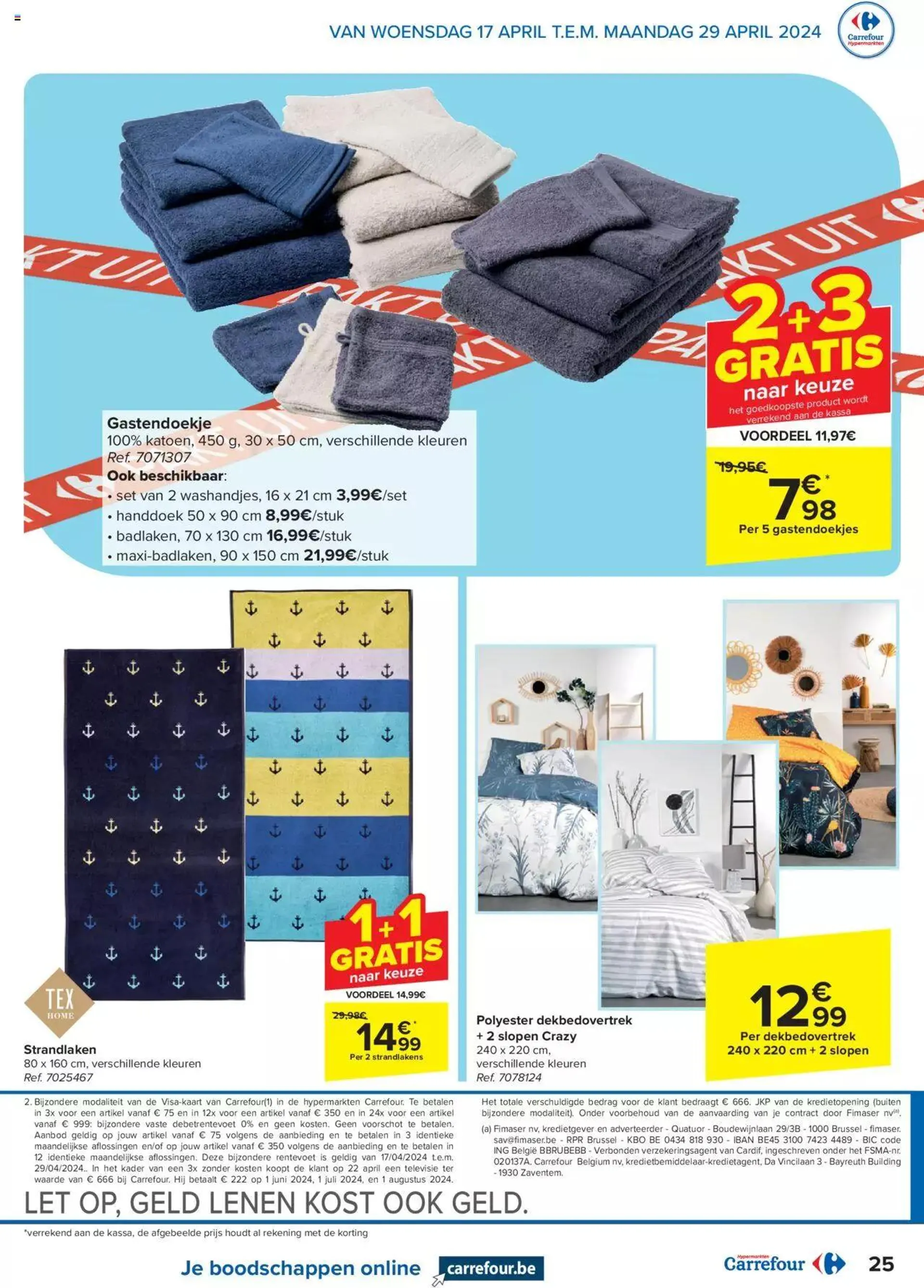 Carrefour folder week 16/17 van 29 april tot 31 december 2024 - folder pagina 25