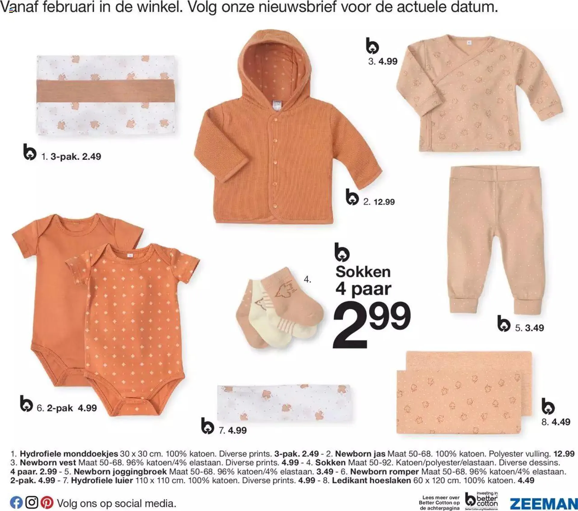 Zeeman babycollectie folder van 1 januari tot 31 december 2023 - folder pagina 7