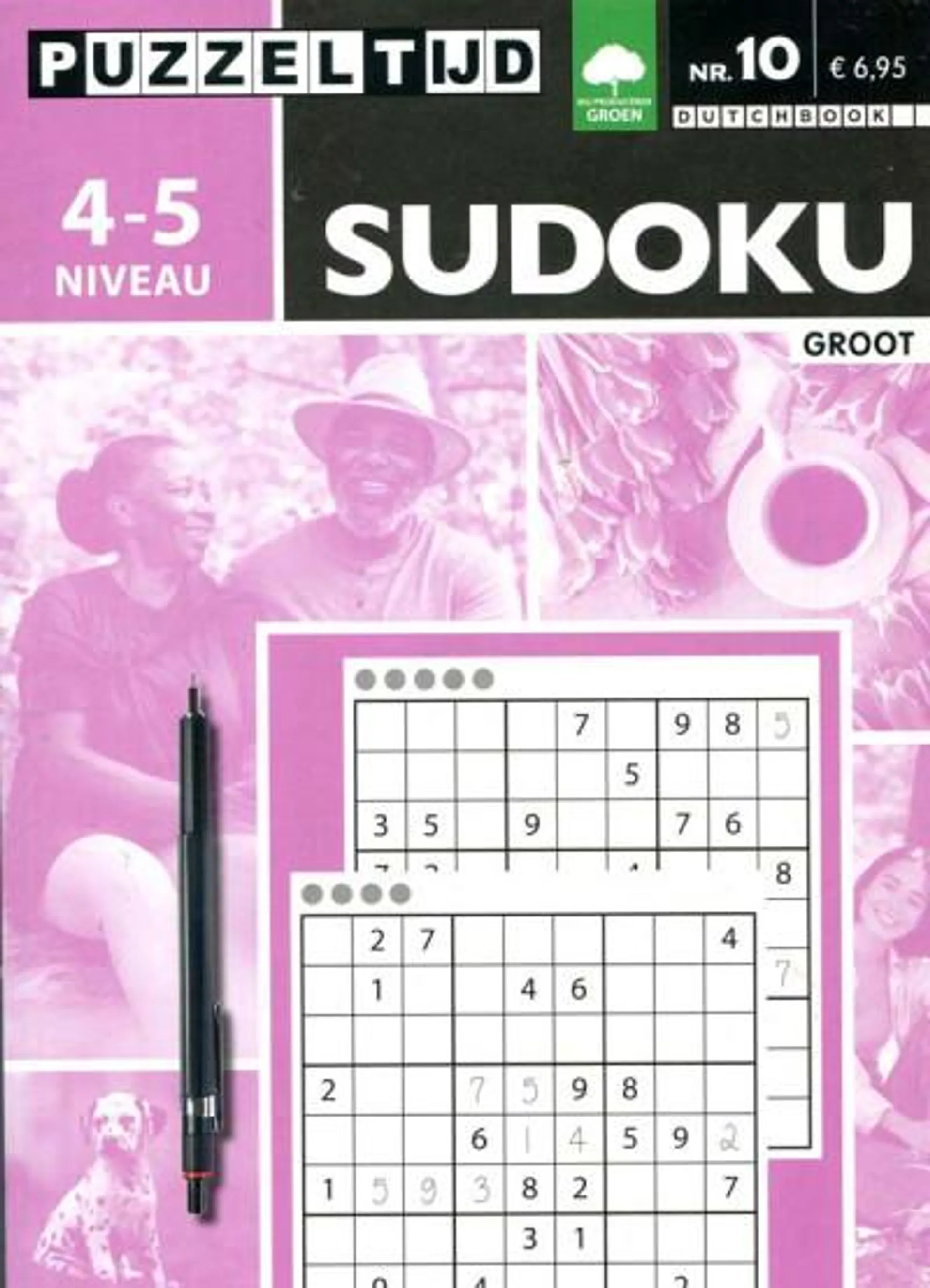 Puzzelboek groot sudoku 4-5 punt nr10