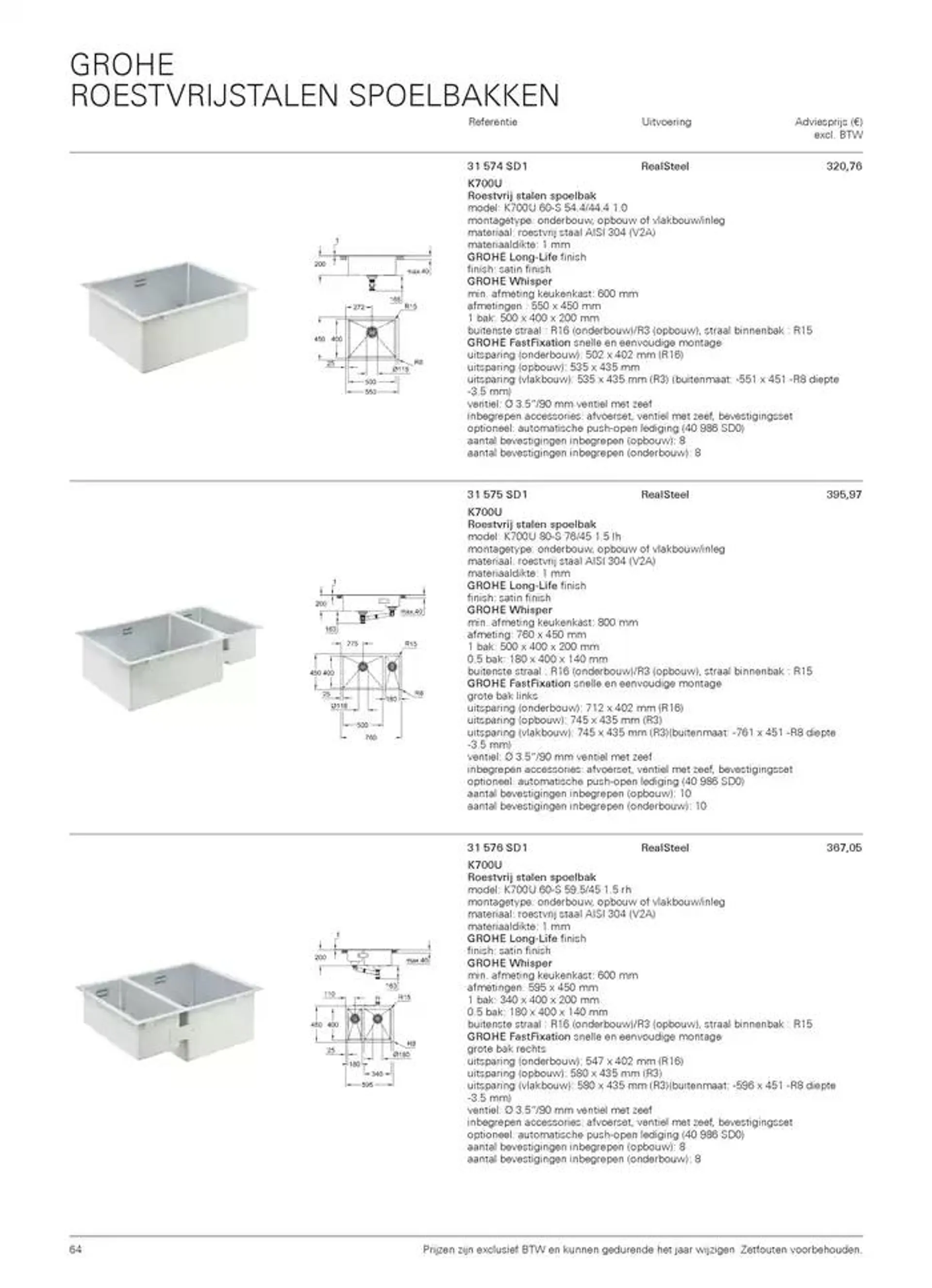 Catalogus Keuken van 16 oktober tot 31 december 2024 - folder pagina 64