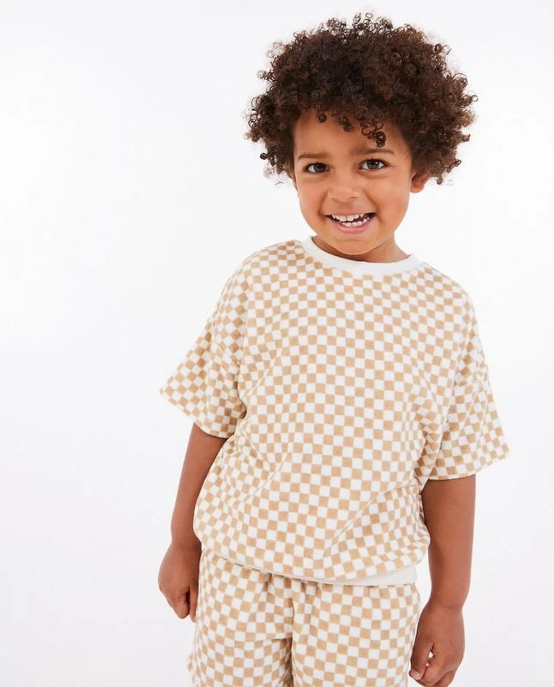 Unisex T-shirt van badstof, 3-8 jaar