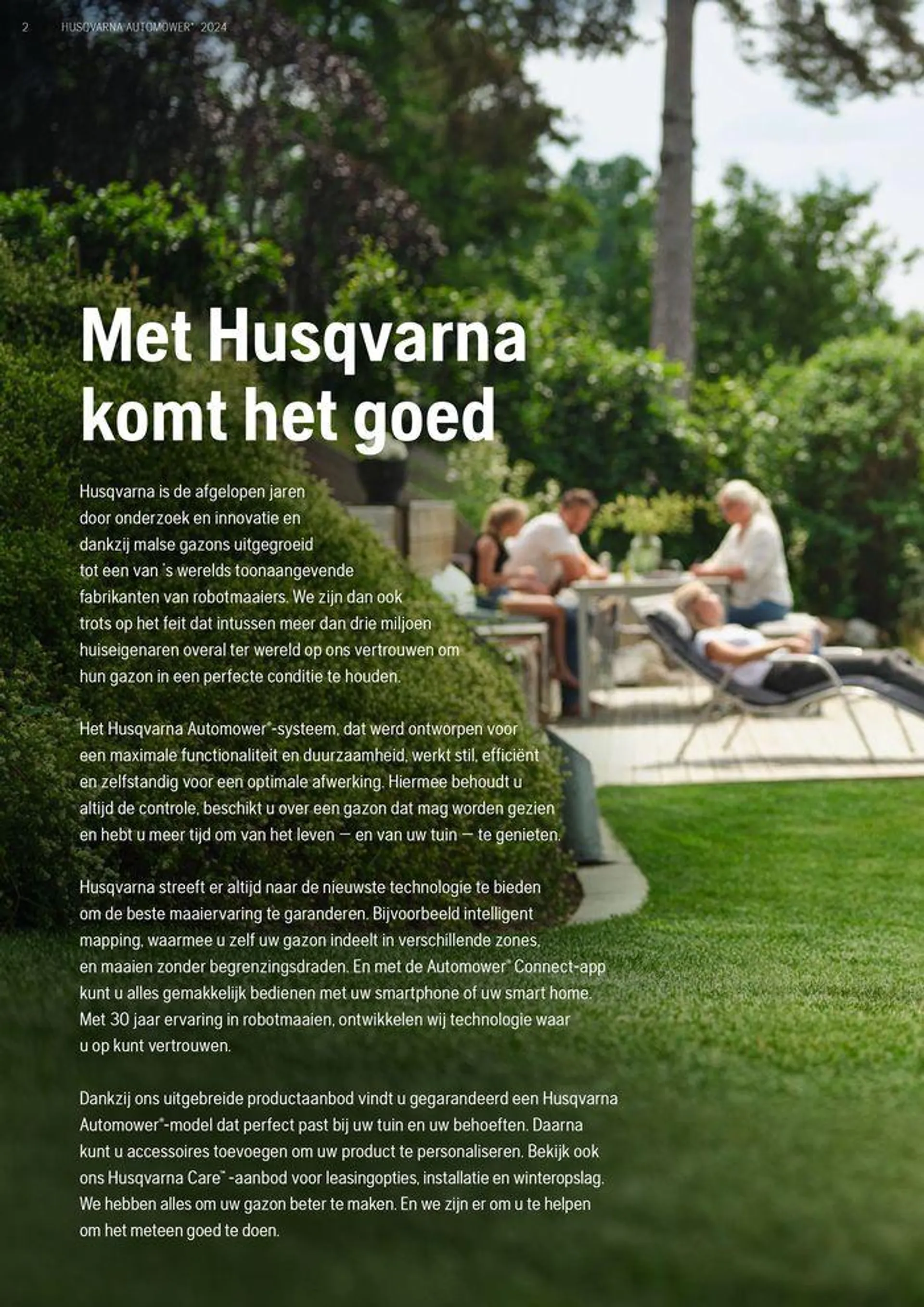 Automower Brochure 2024 van 3 april tot 31 december 2024 - folder pagina 2