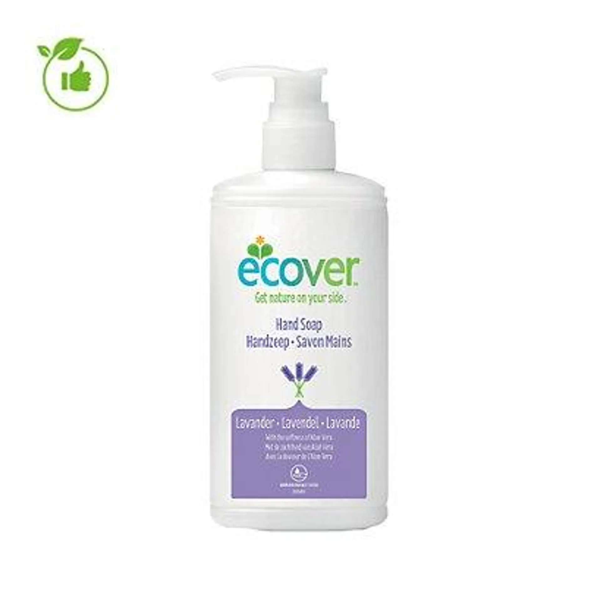 Handzepen Ecover lavendel en aloe vera 250 ml, set van 6