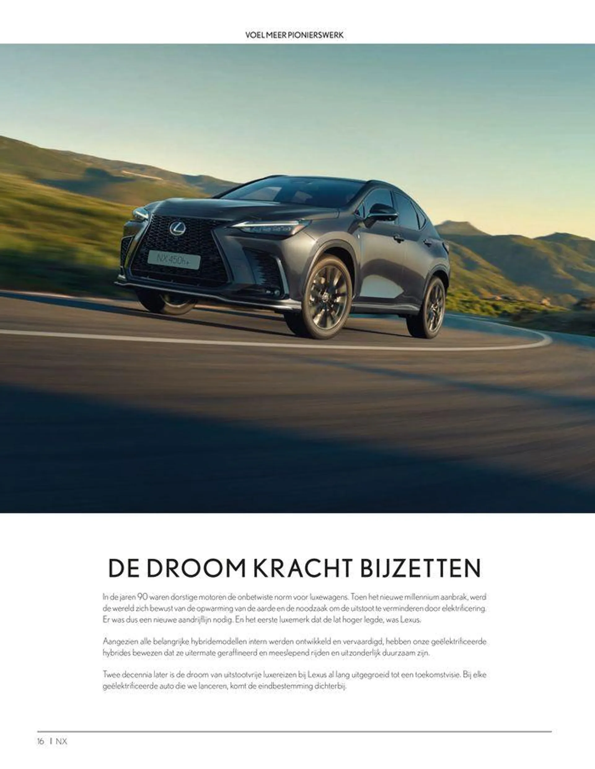 LEXUS NX  van 23 november tot 23 november 2024 - folder pagina 16