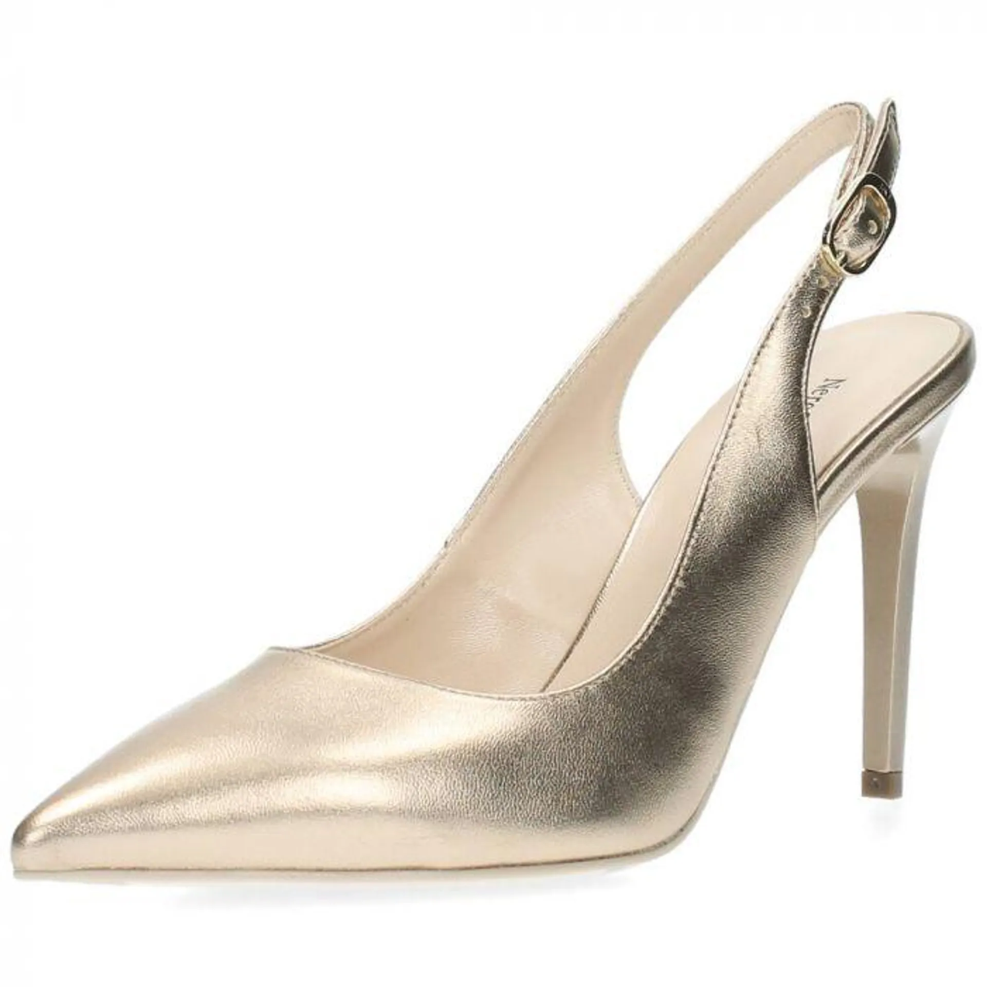 Gouden slingbacks