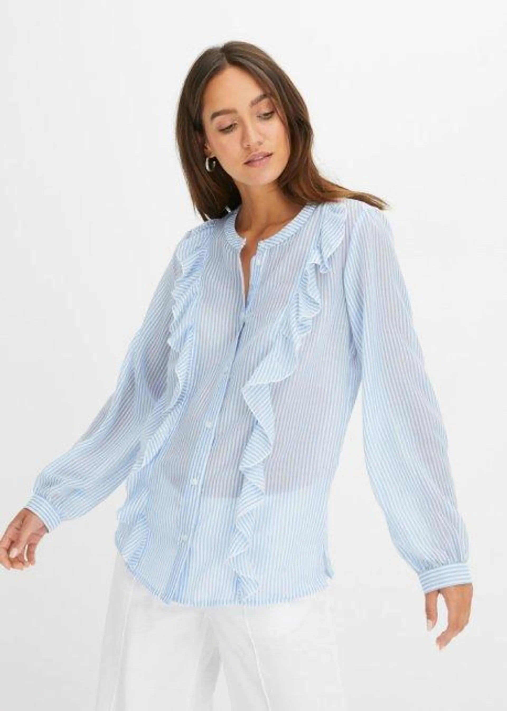 Blouse à volants